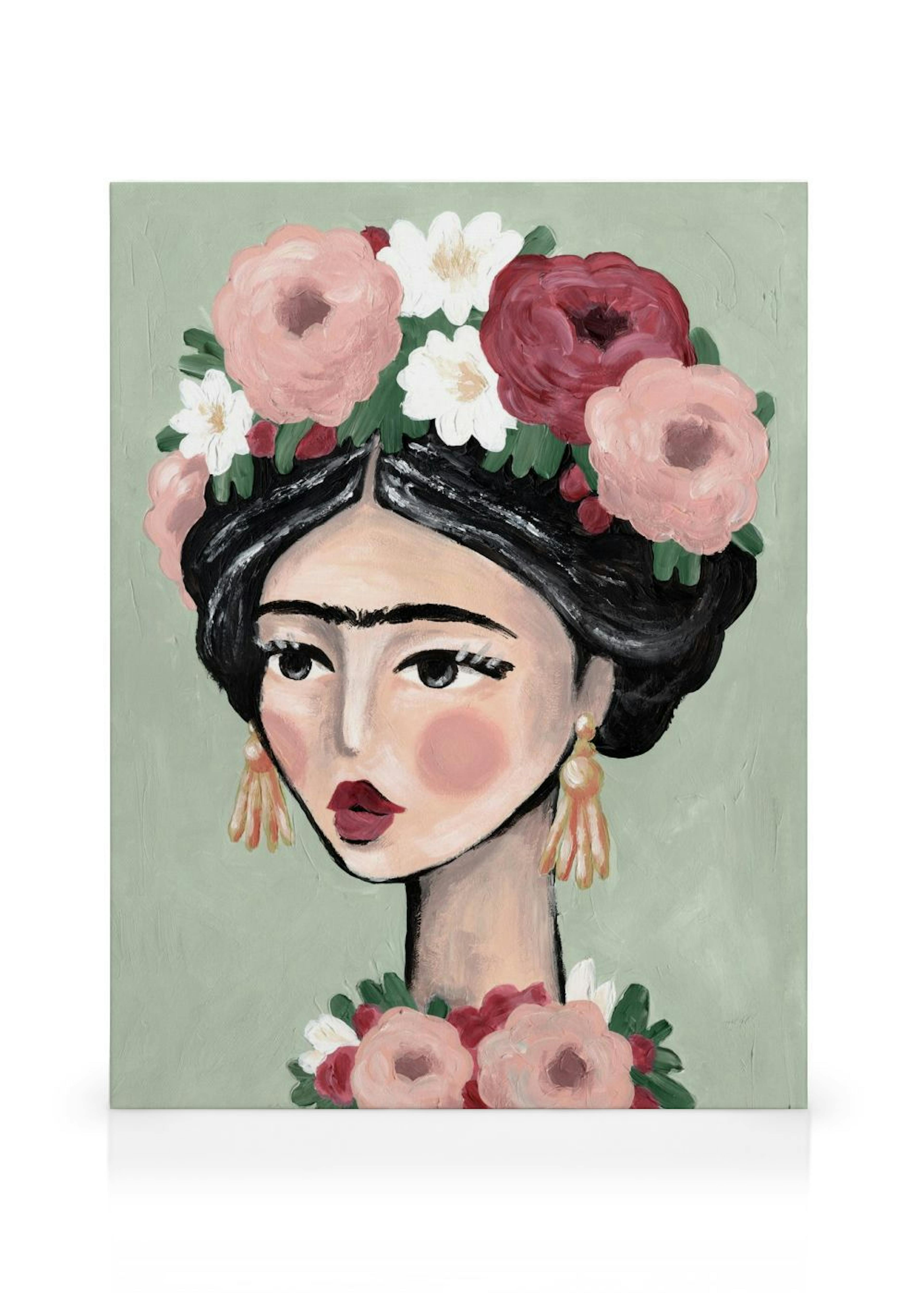 Frida Kahlo Painting Stampa su tela thumbnail