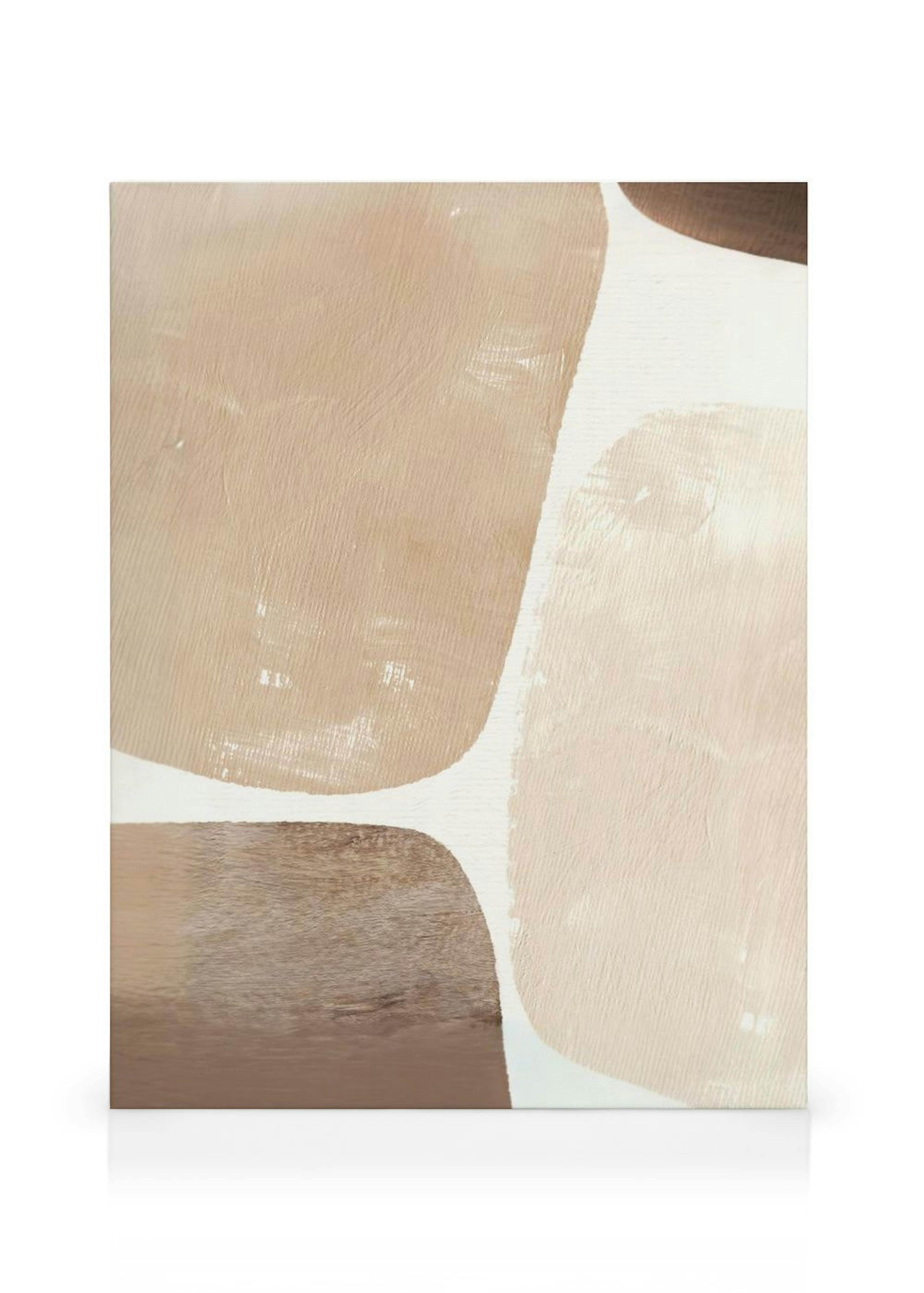 Beige Colour Fields Leinwand thumbnail