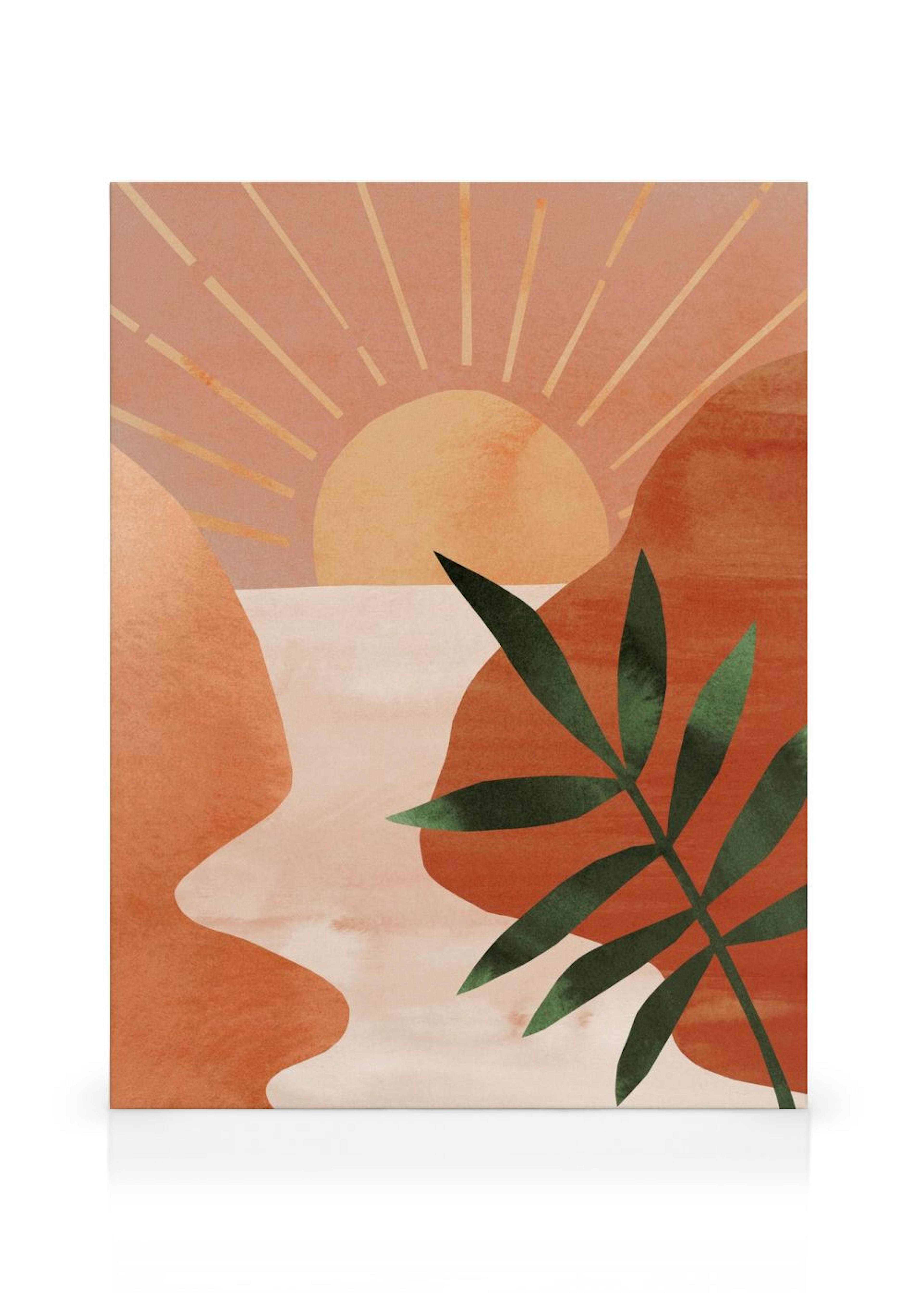 Tramonto Astratto Stampa su tela thumbnail
