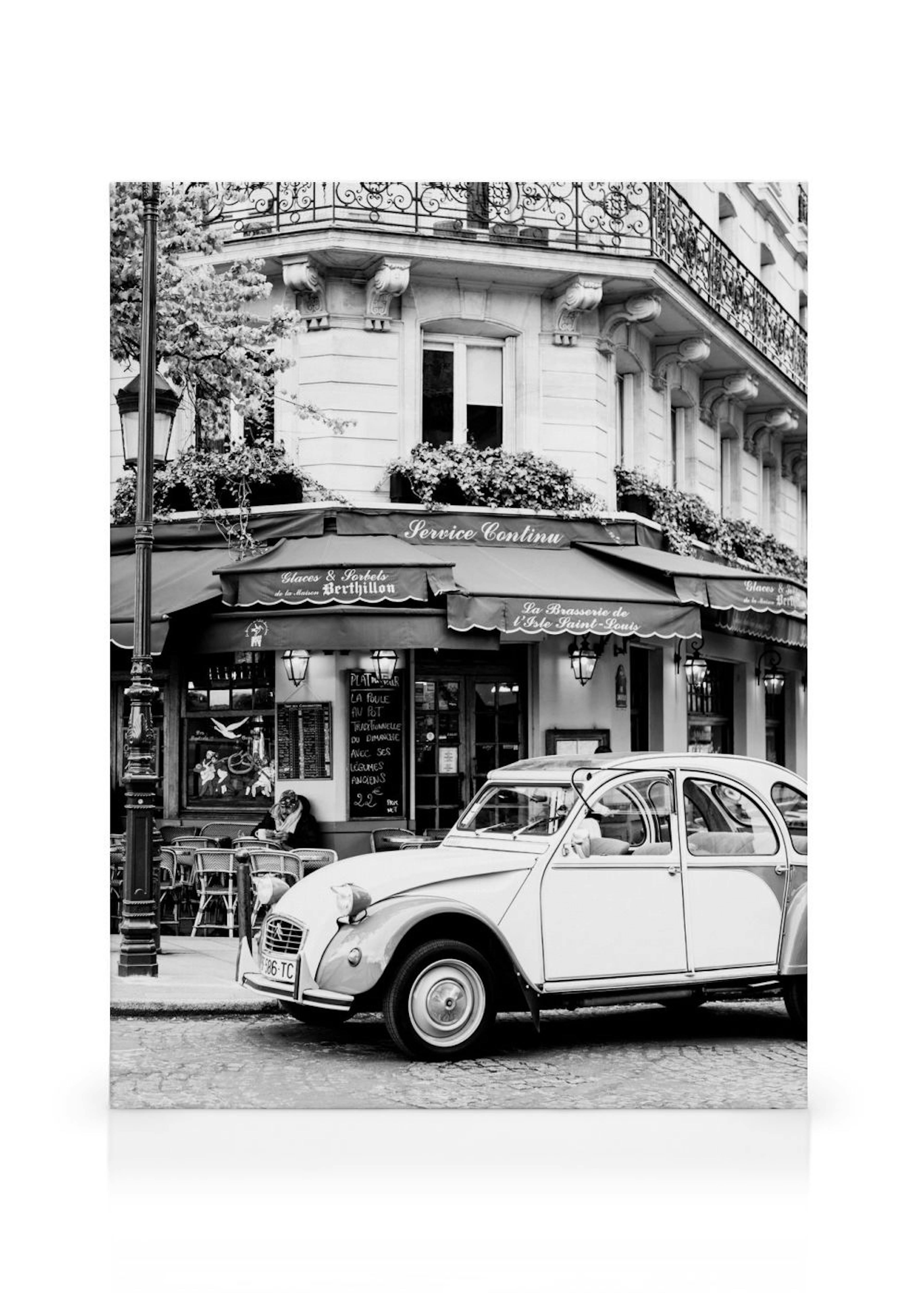 Straßenecke in Paris leinwand thumbnail