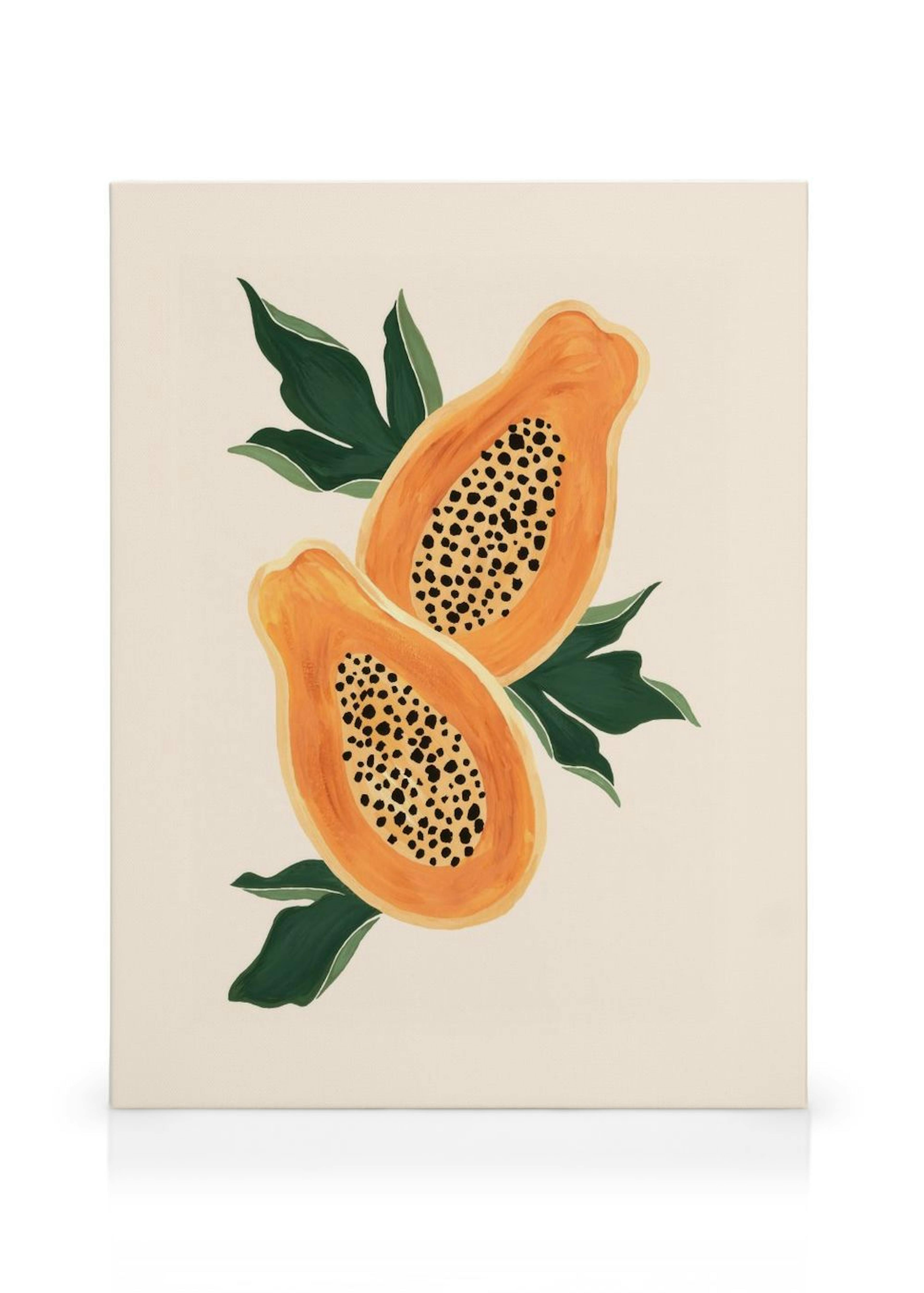 Sweet Papaya Stampa su Tela thumbnail