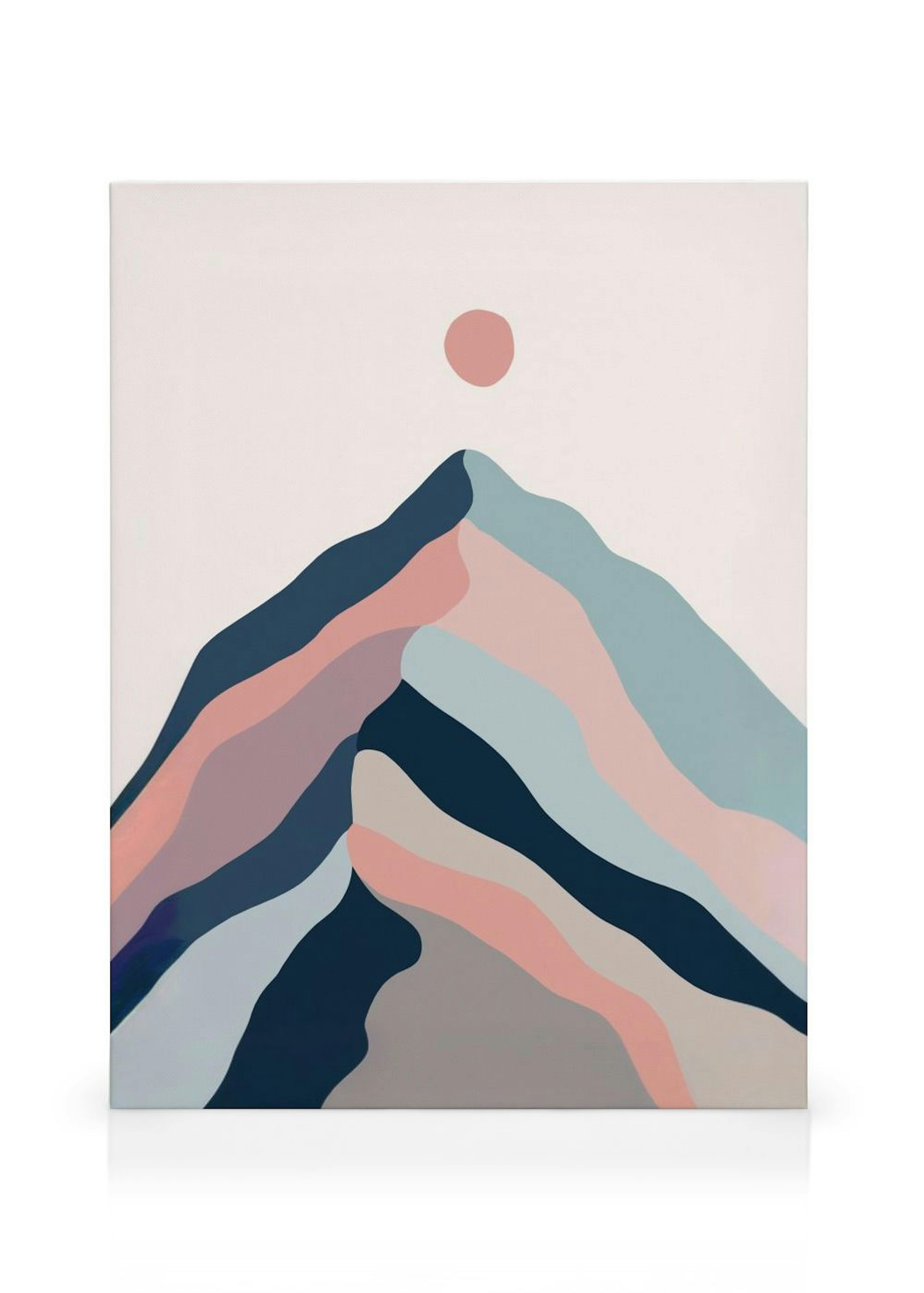 Graphic Mountain Canvas print thumbnail