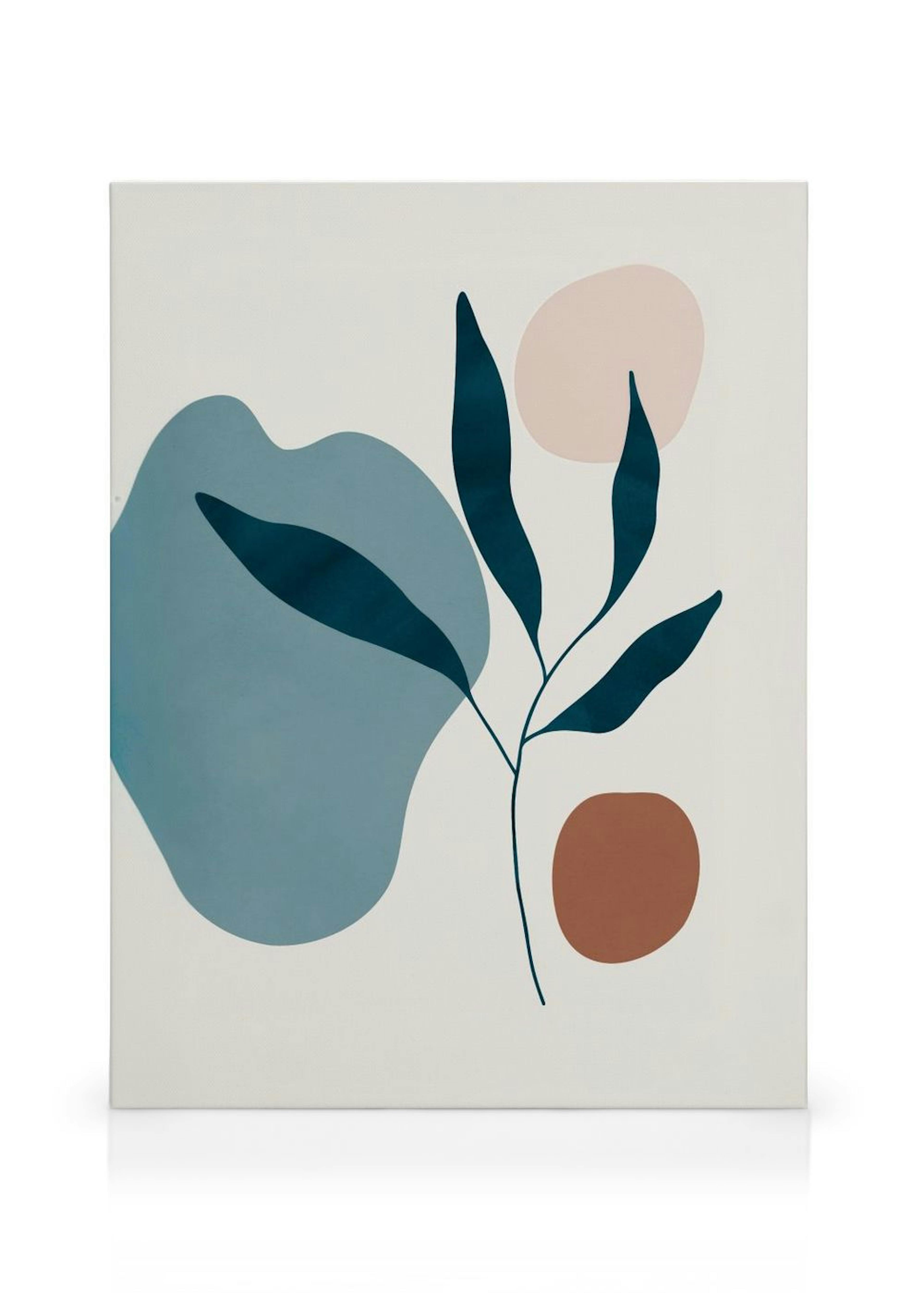 Botanische Formen No2 Leinwandbild thumbnail