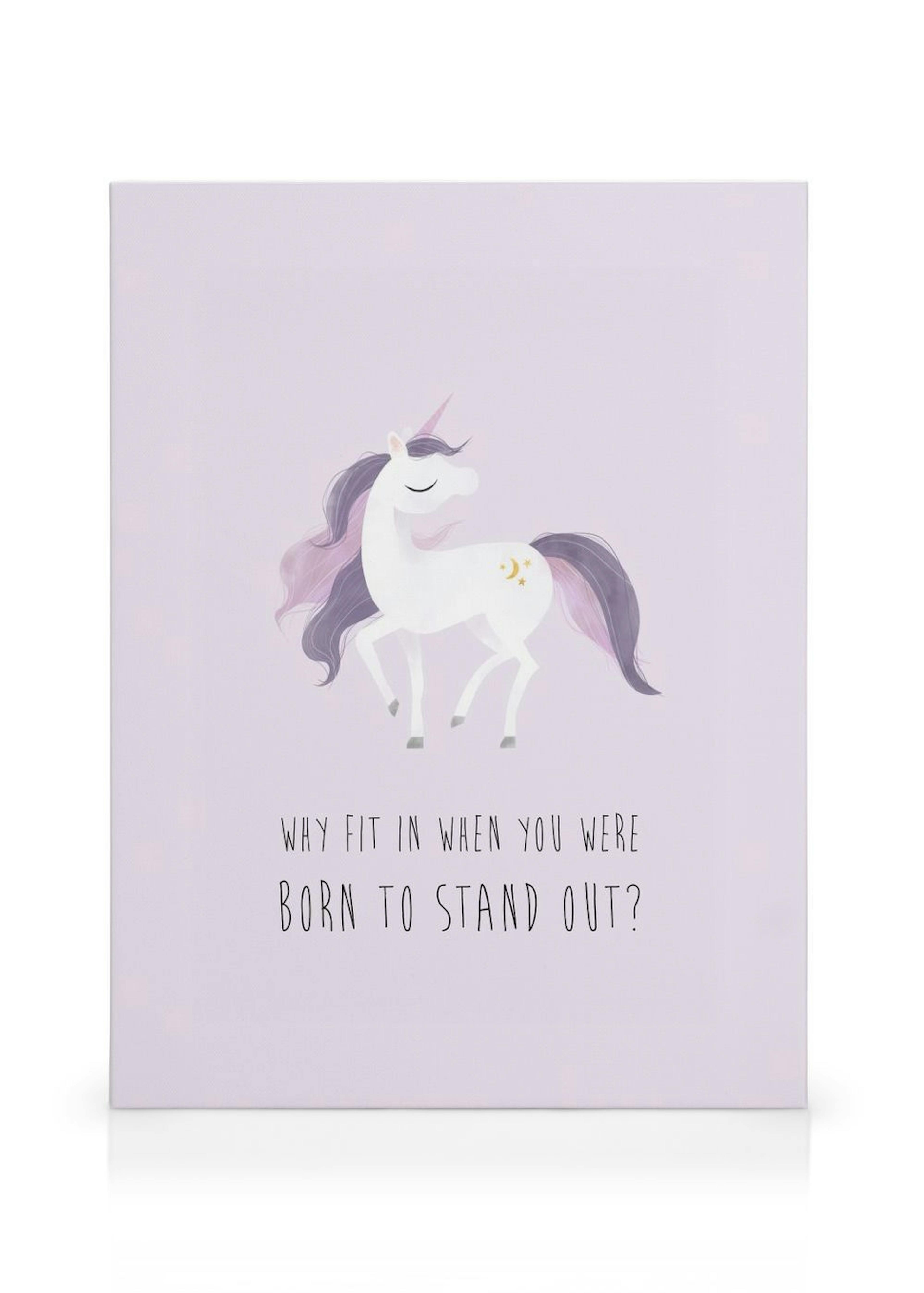 Born to Stand Out Stampa su Tela thumbnail