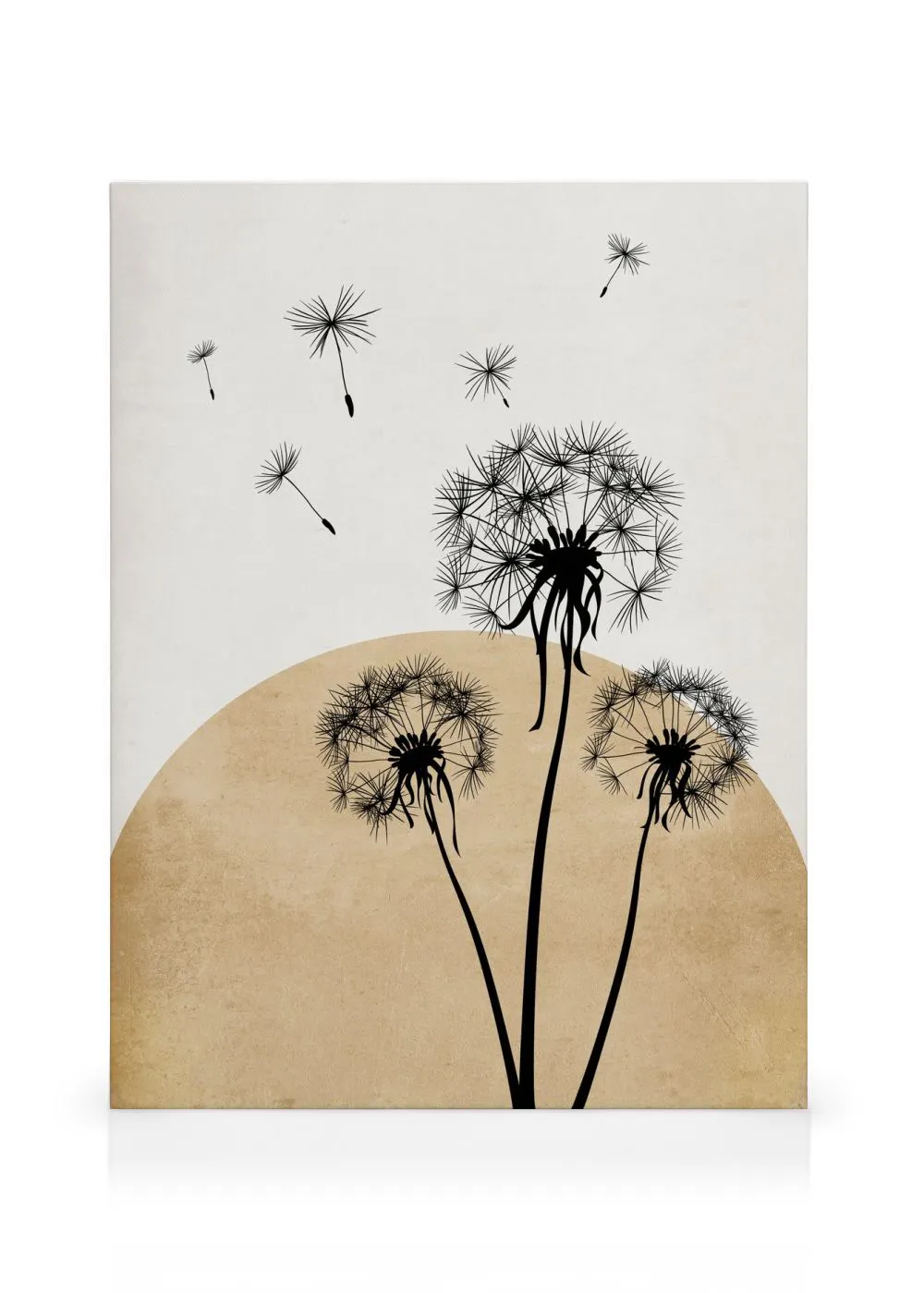 Impresión Abstracta De Diente De León - Obra De Arte Floral En Papel, Firmada Por Simon Rudd, Estilo Naturaleza