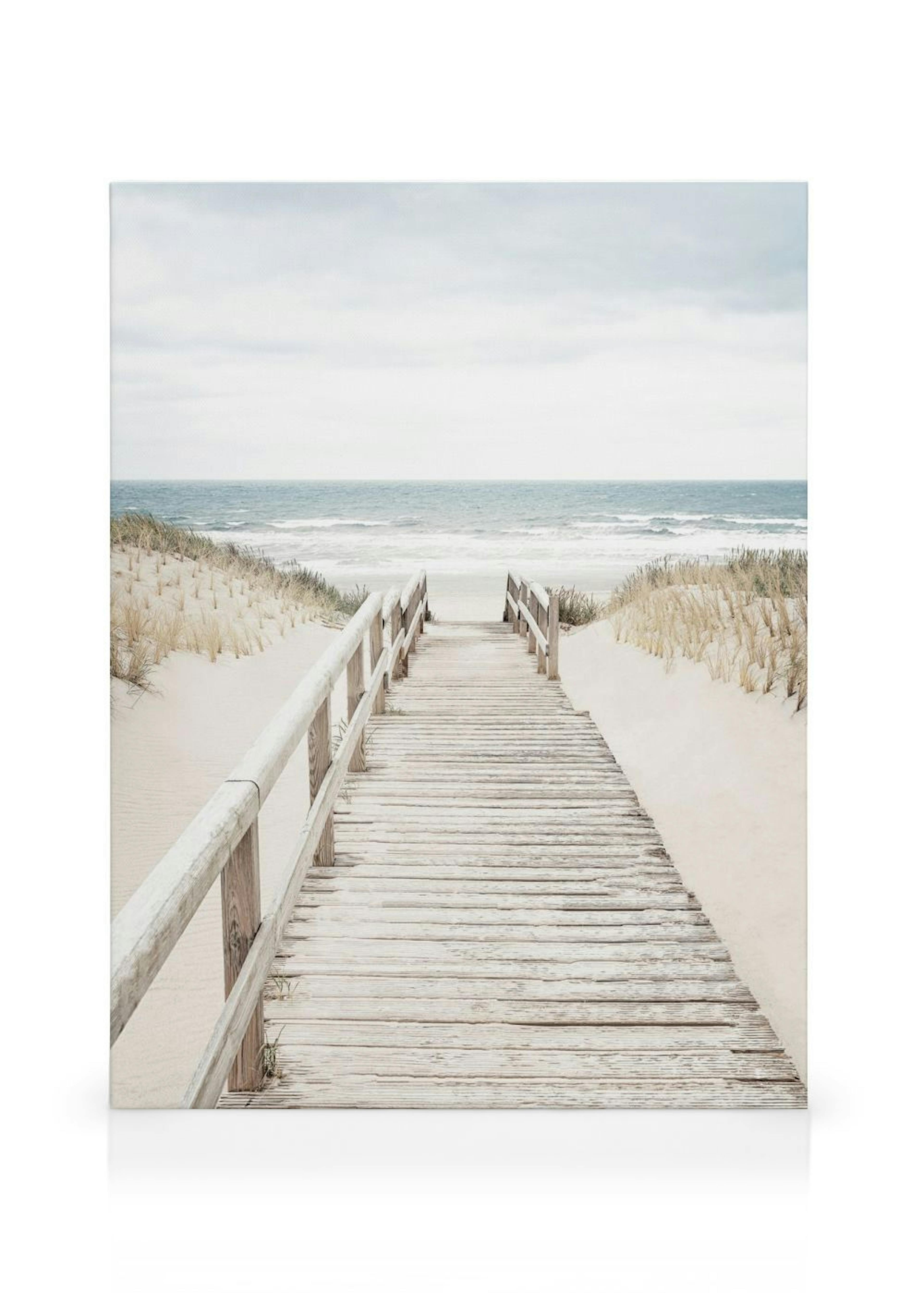 Bridge to the Beach Canvas print thumbnail