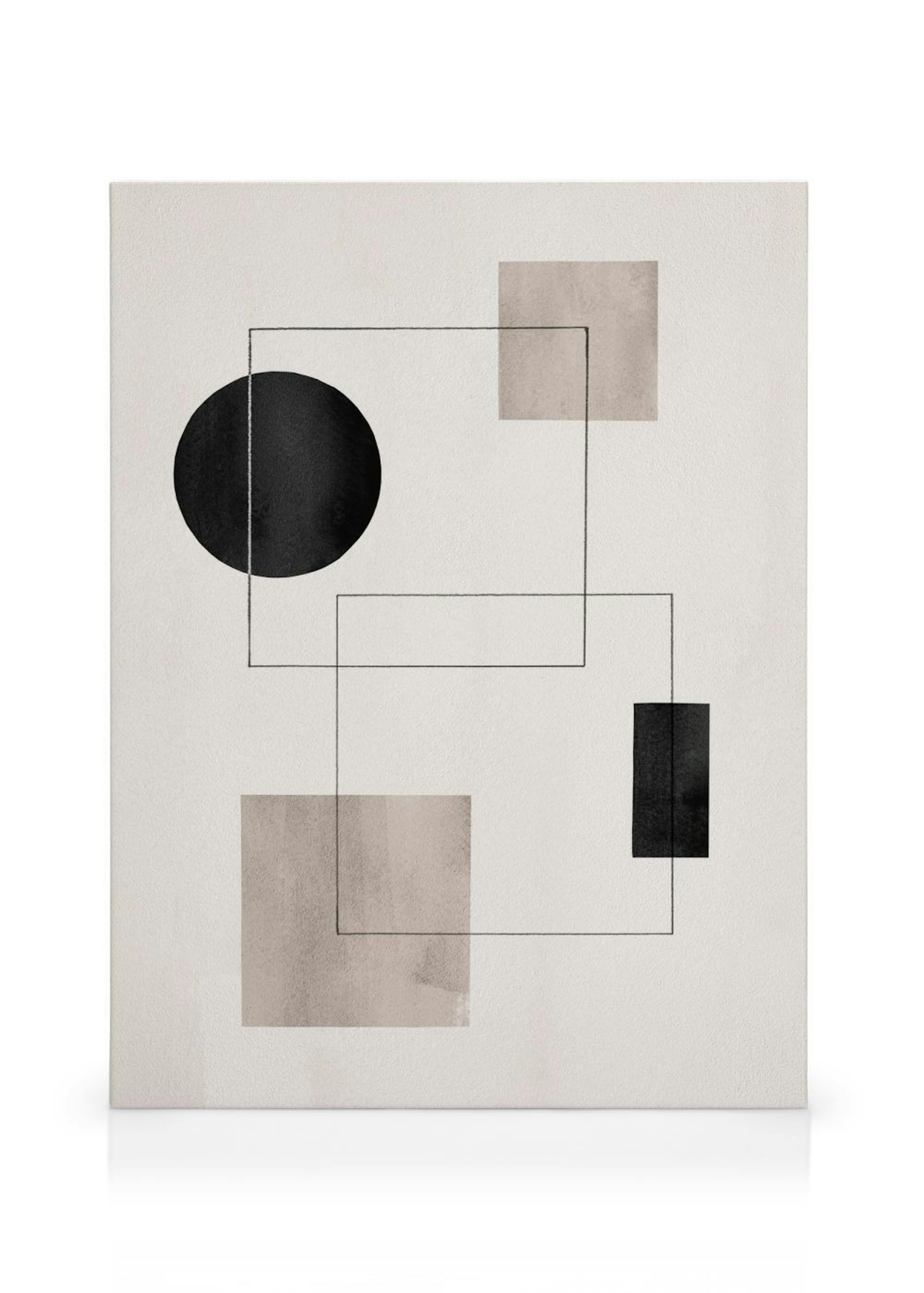 Graphic Shapes No6 Canvas print thumbnail