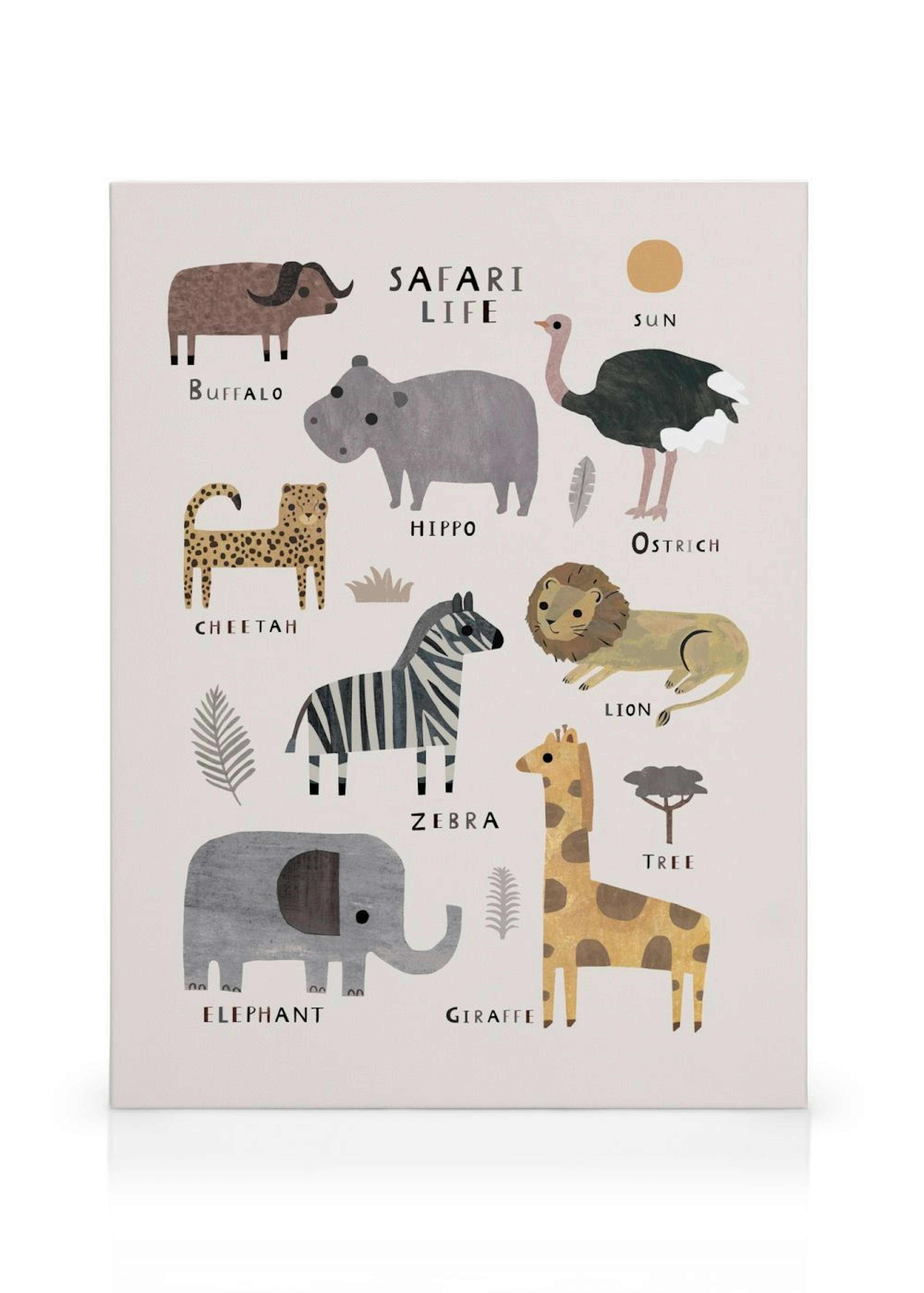 Vie de Safari Toile thumbnail