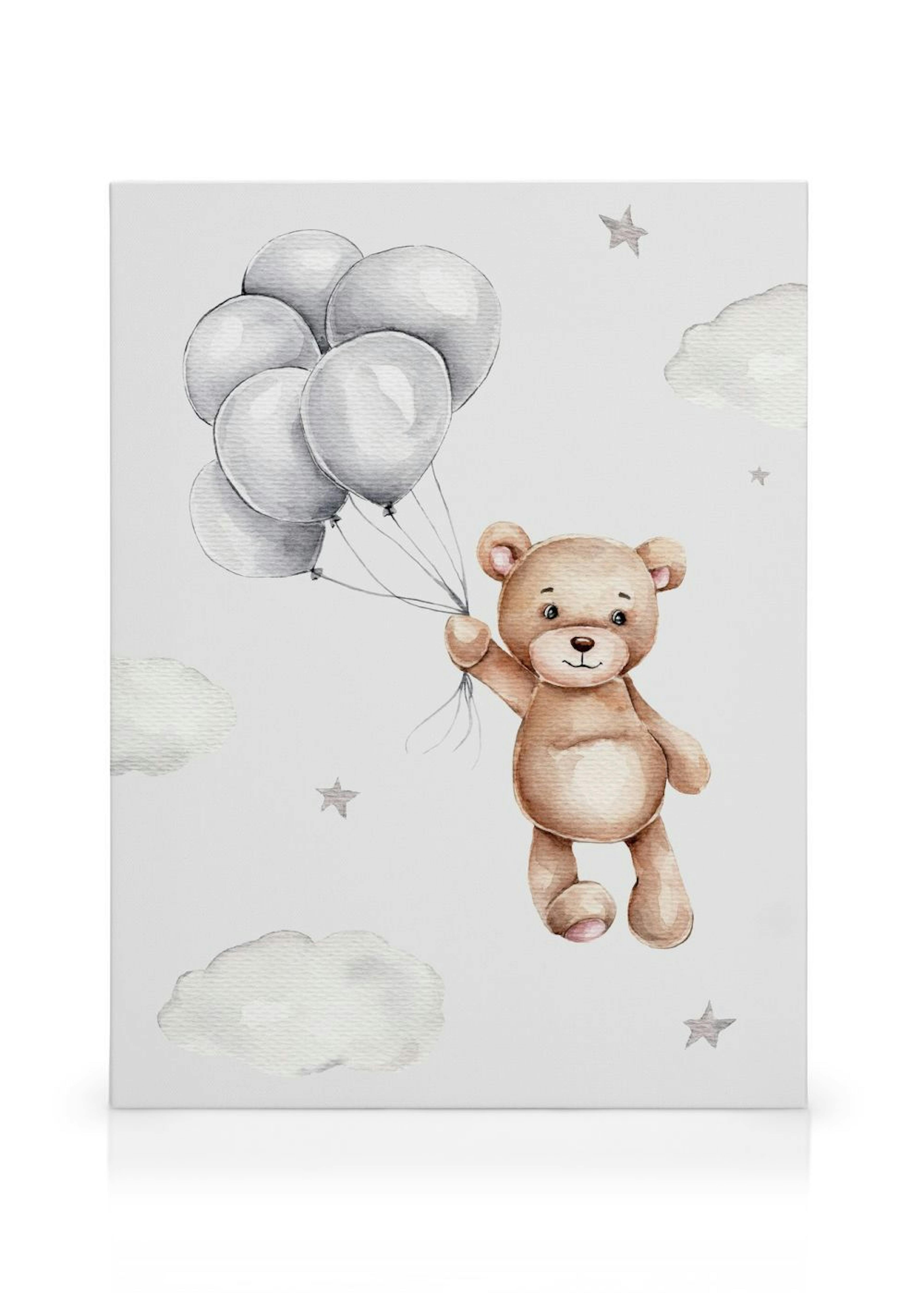 Nounours avec des Ballons Toile thumbnail