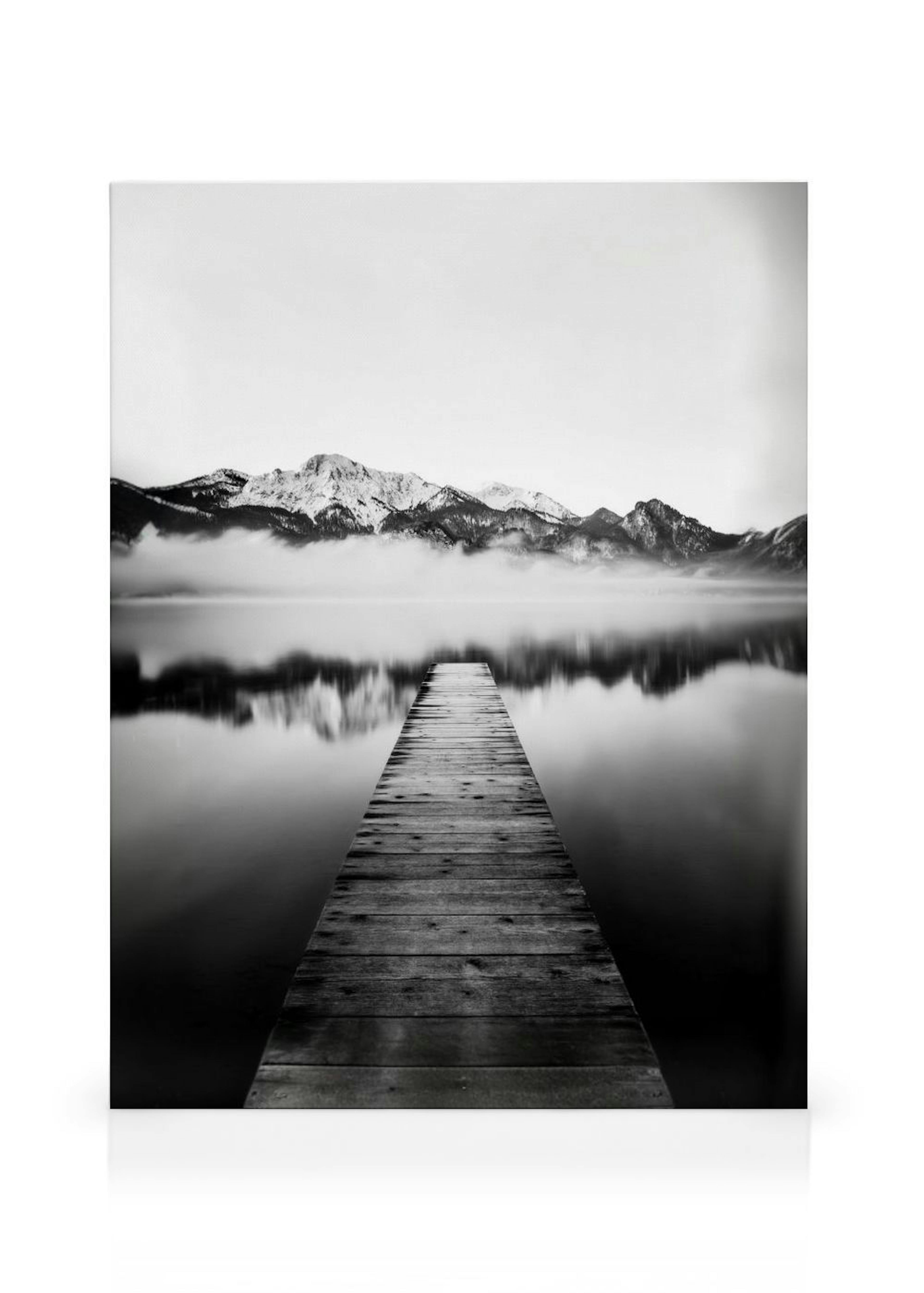 Steg am See Leinwandbild thumbnail