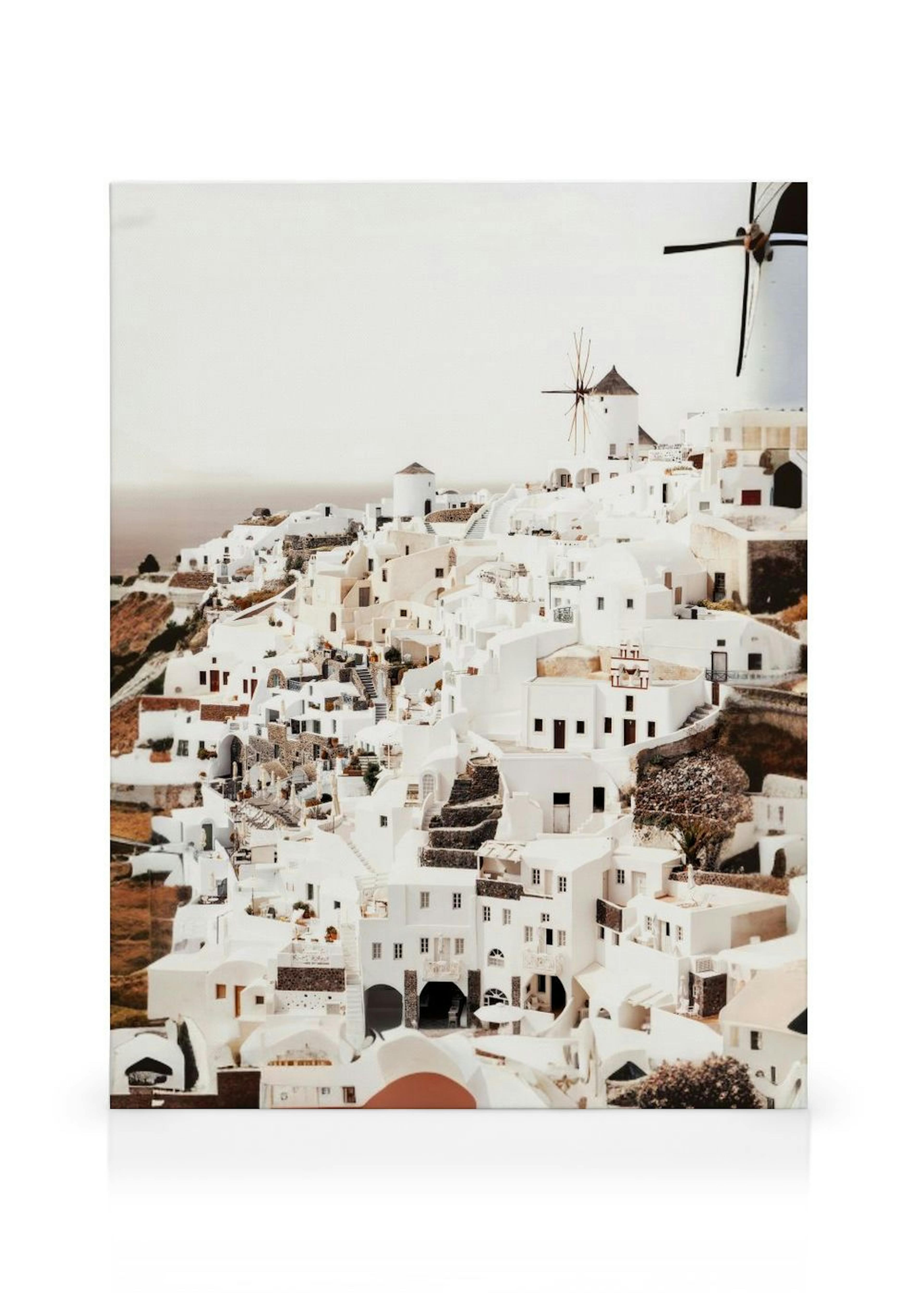 Santorini Village Lerretsbilde thumbnail