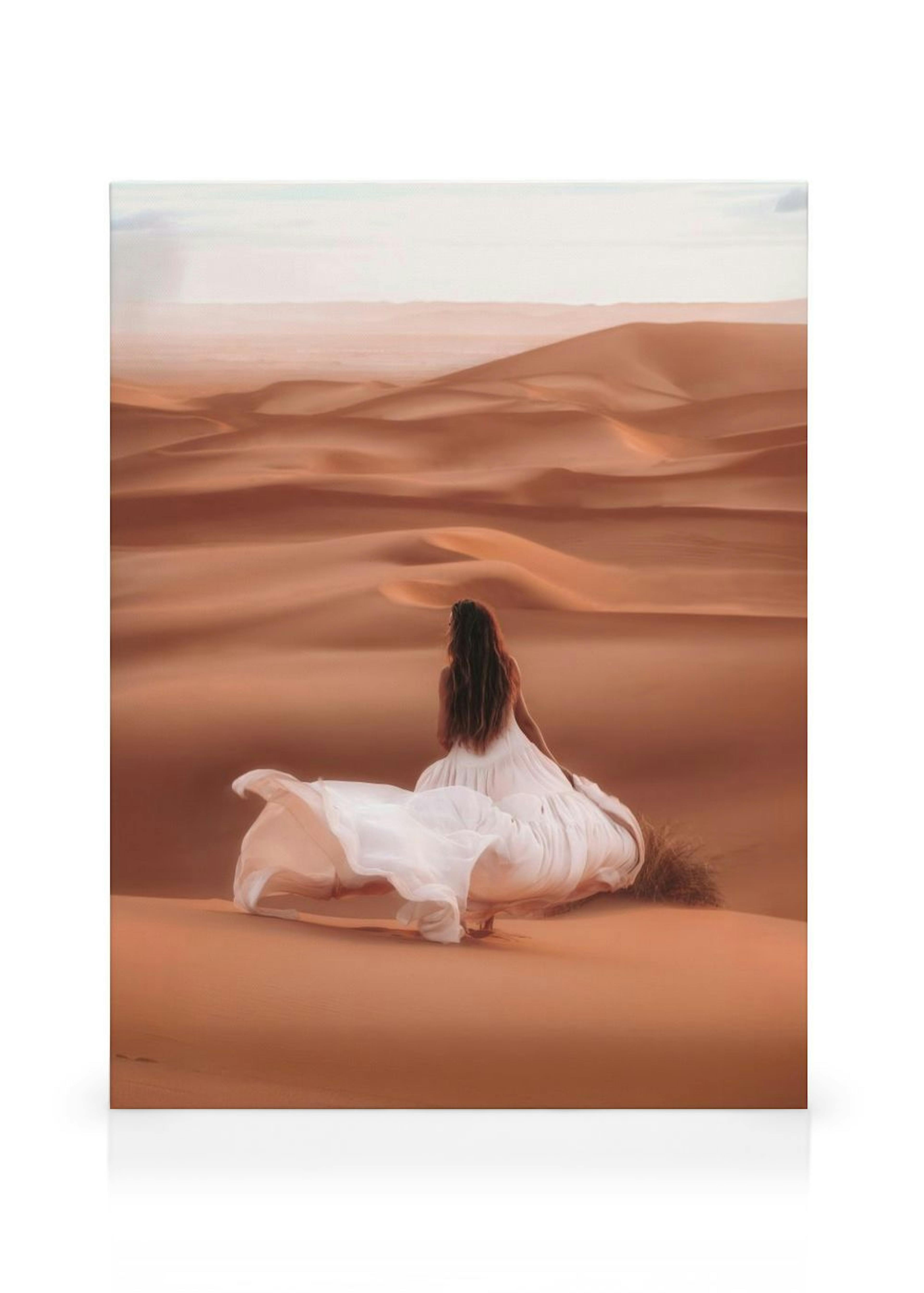 Passeggiata nel Deserto Stampa su tela thumbnail