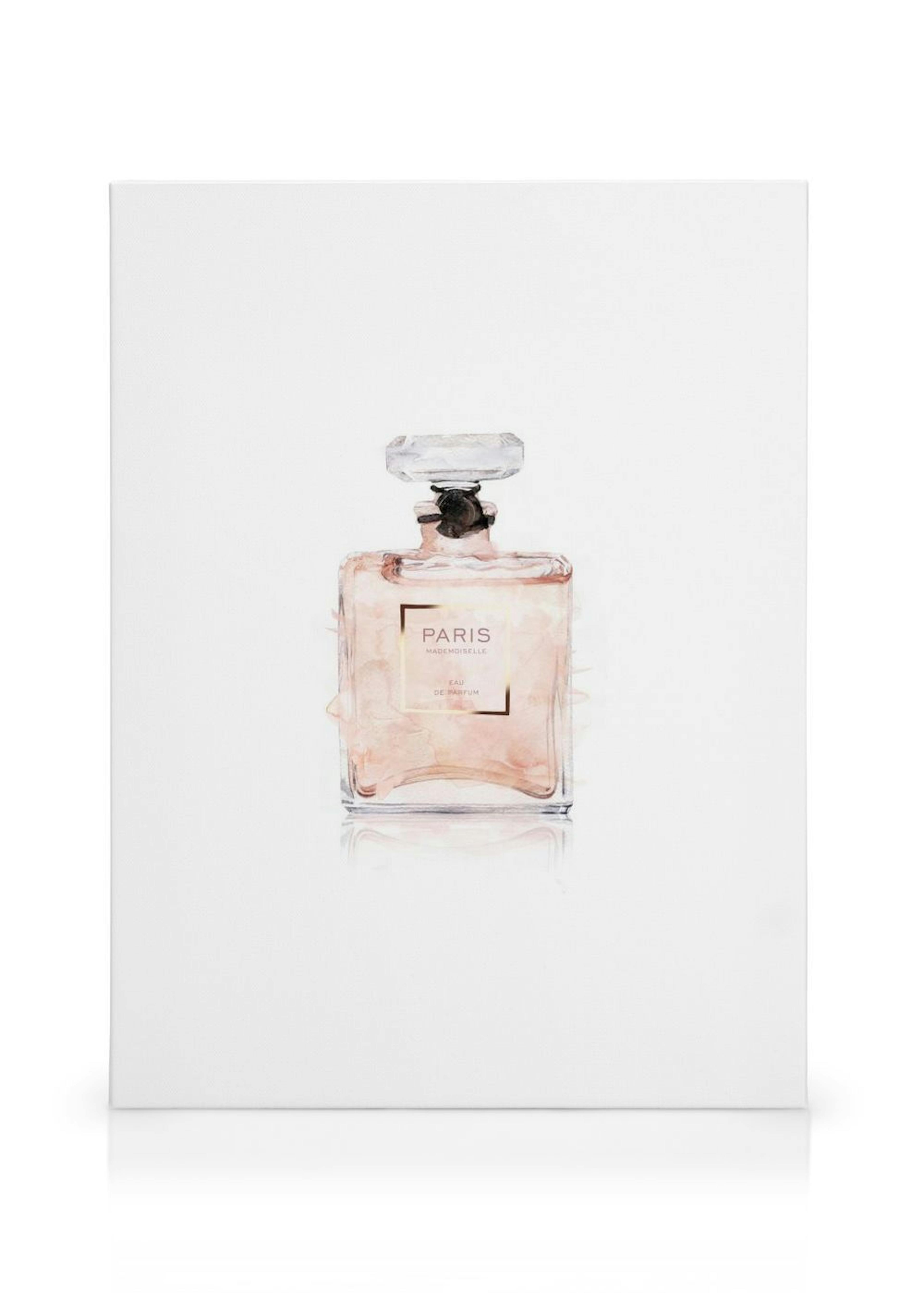 Pink perfume Canvas print thumbnail