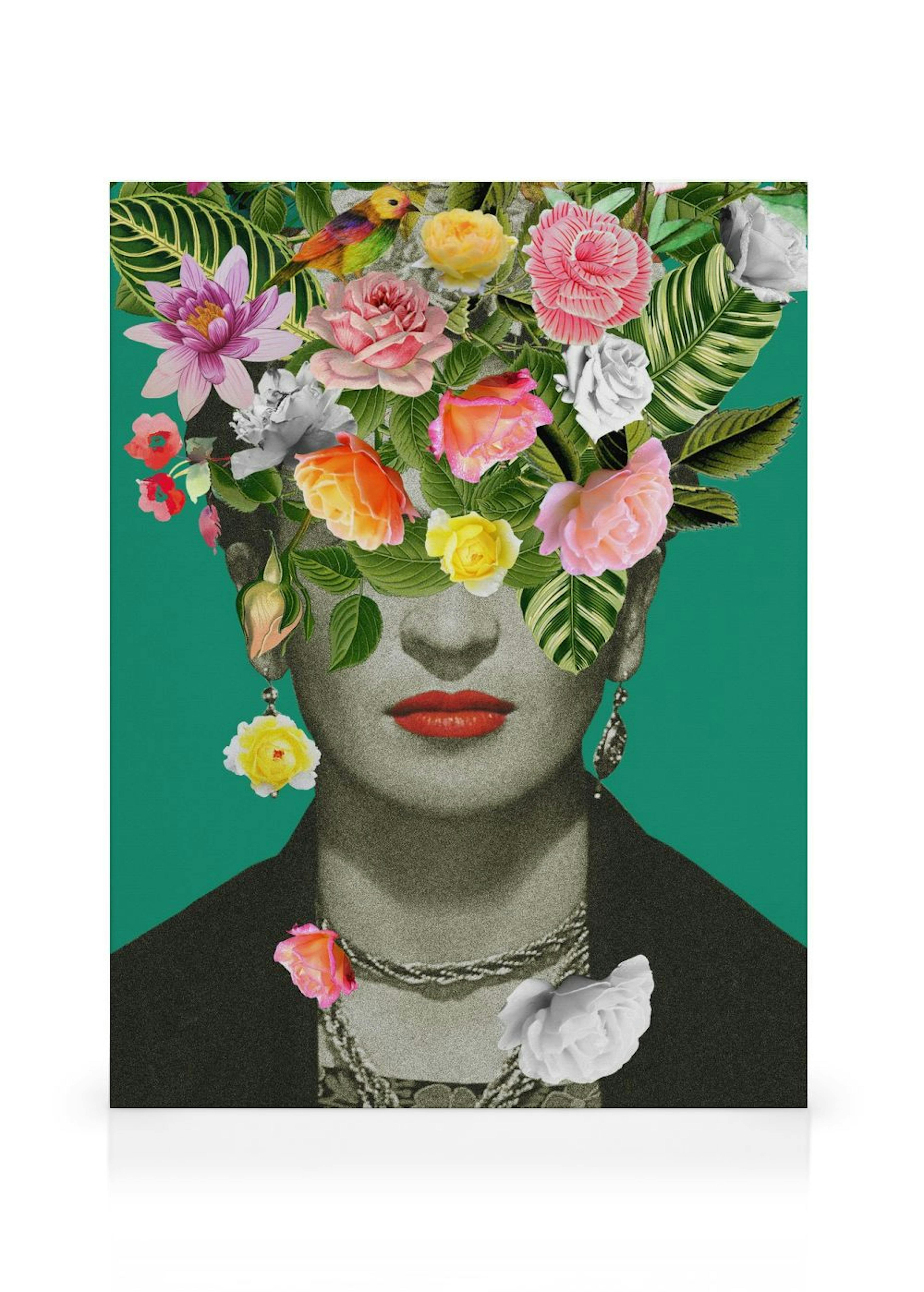 Frida floral Stampa su tela thumbnail