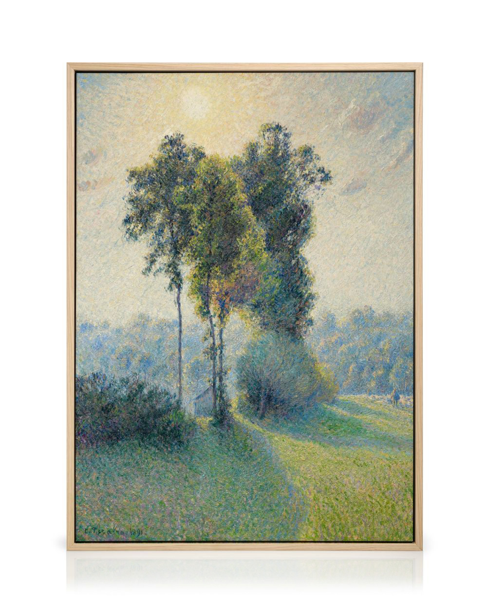 Camille Pissarro Sunset Canvas with Serene Touch | Poster Store US