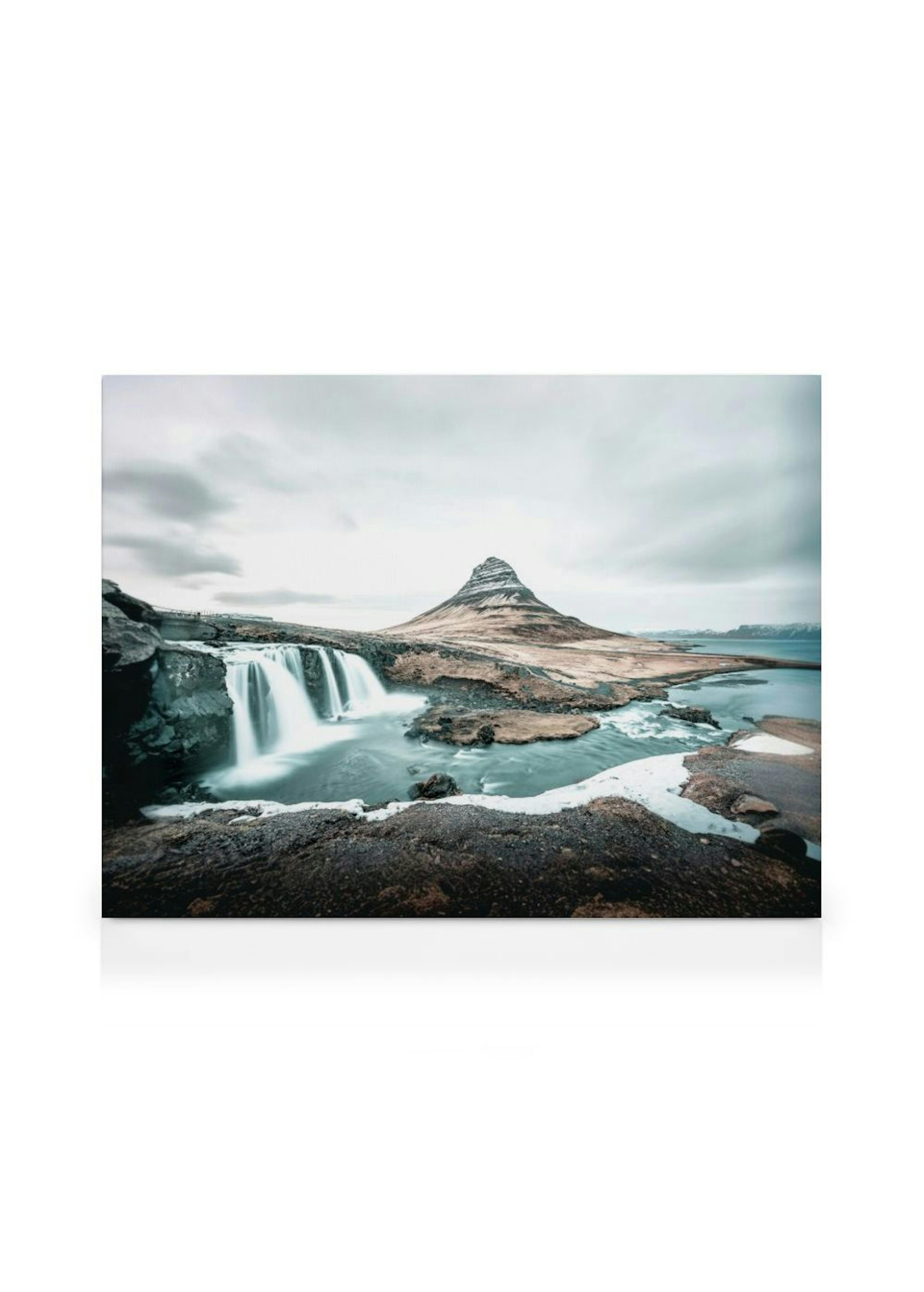Kirkjufellsfoss Waterfall Canvas Print thumbnail