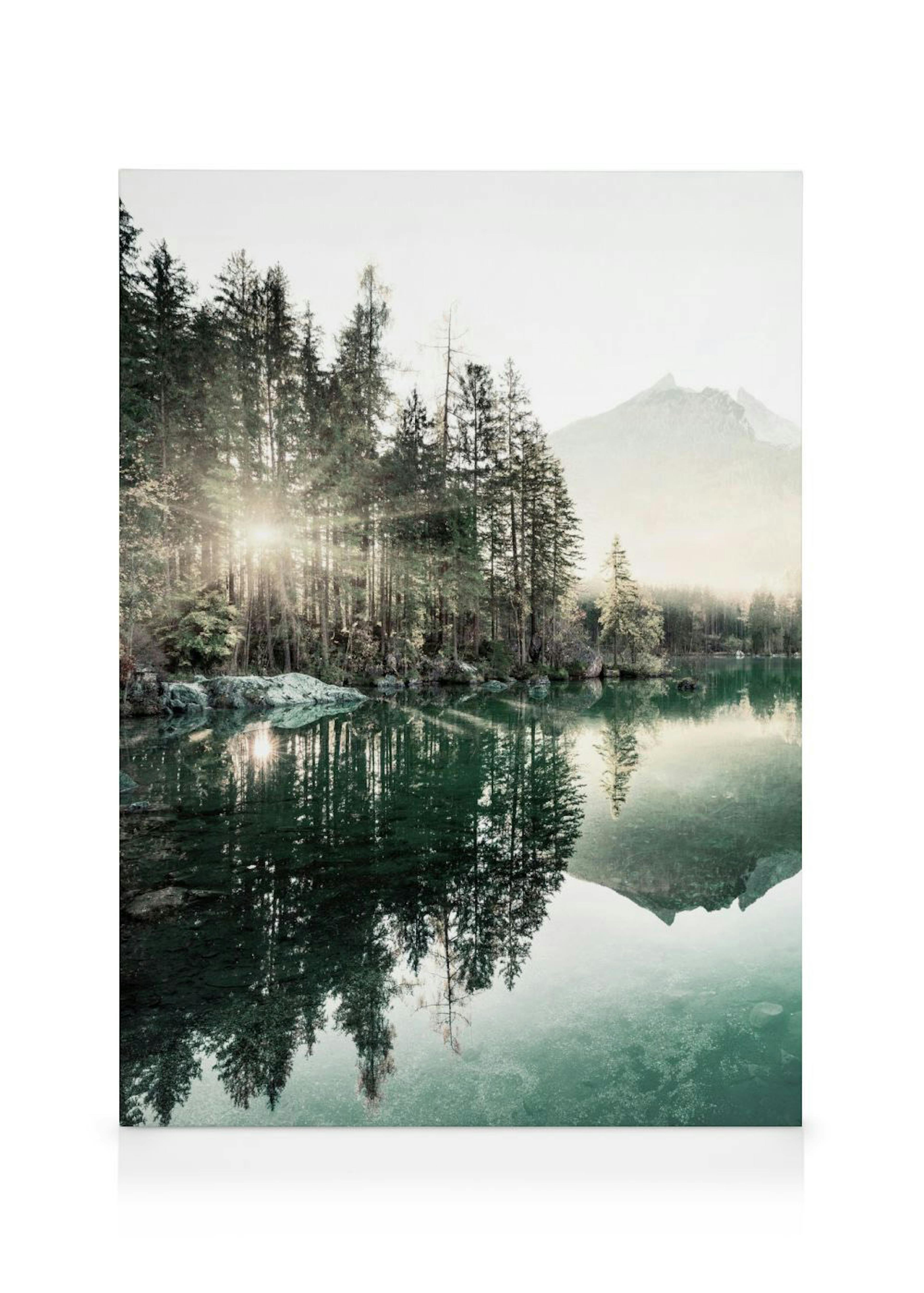 Morning View Lake Canvas print 0