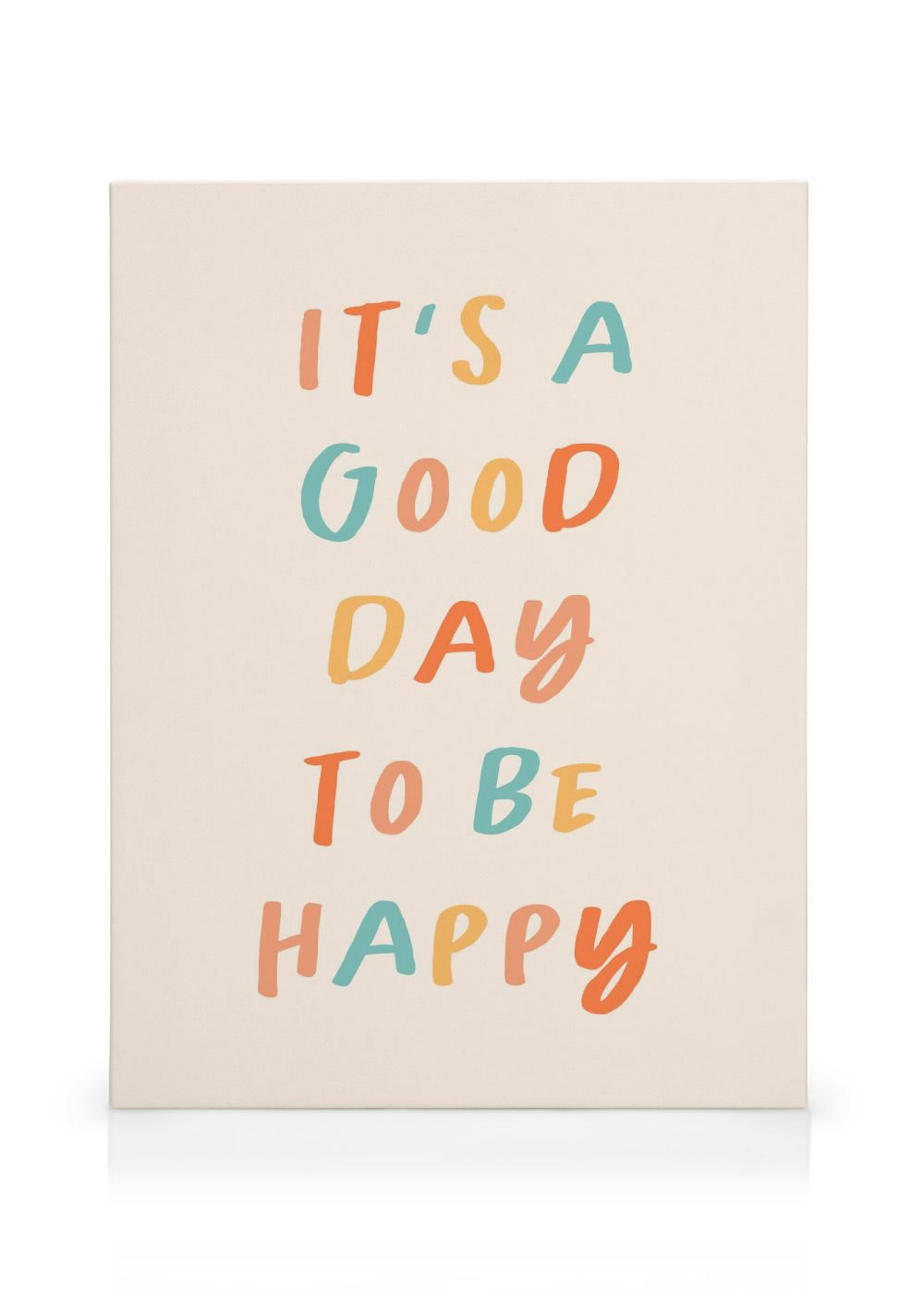 Be Happy Stampa su tela thumbnail