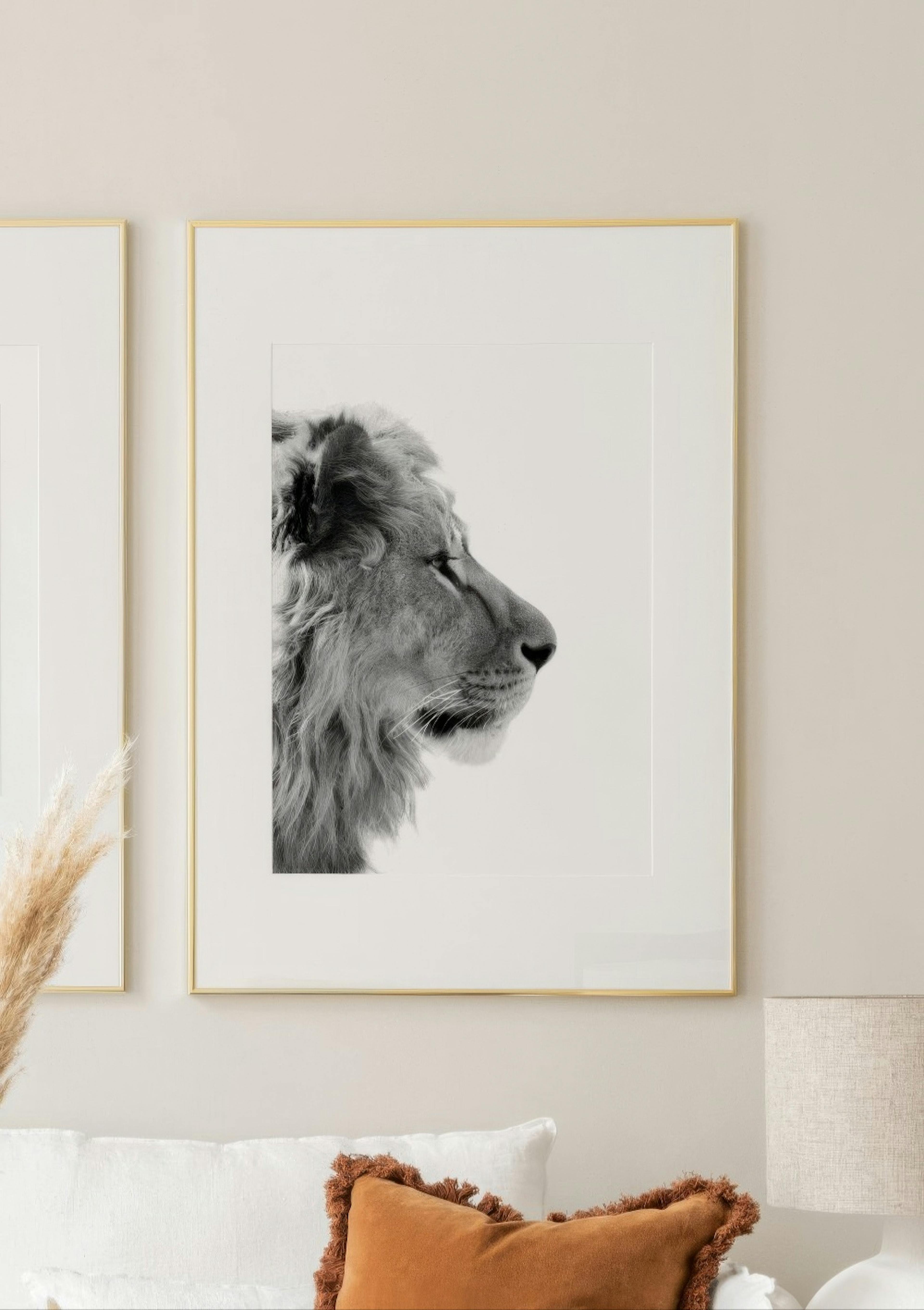Lion Profile Poster thumbnail