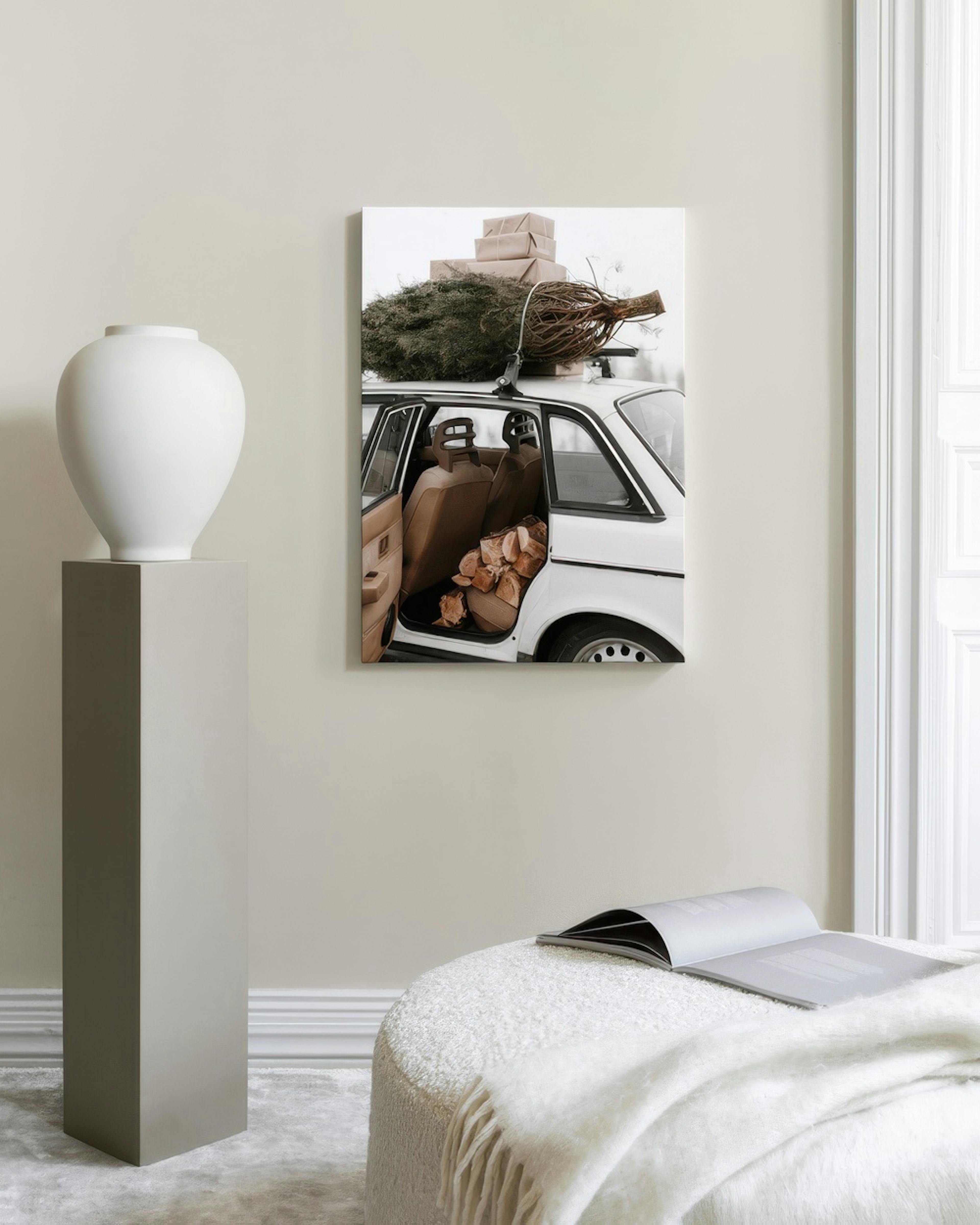 Holiday Car Lerretsbilde thumbnail
