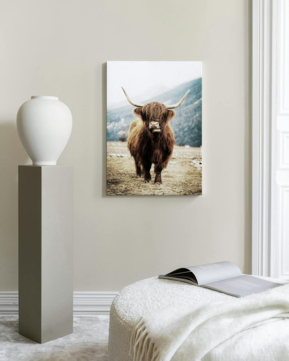 Canvas Prints - Highland Cow Canvas print (30x40 cm) - Poster Store