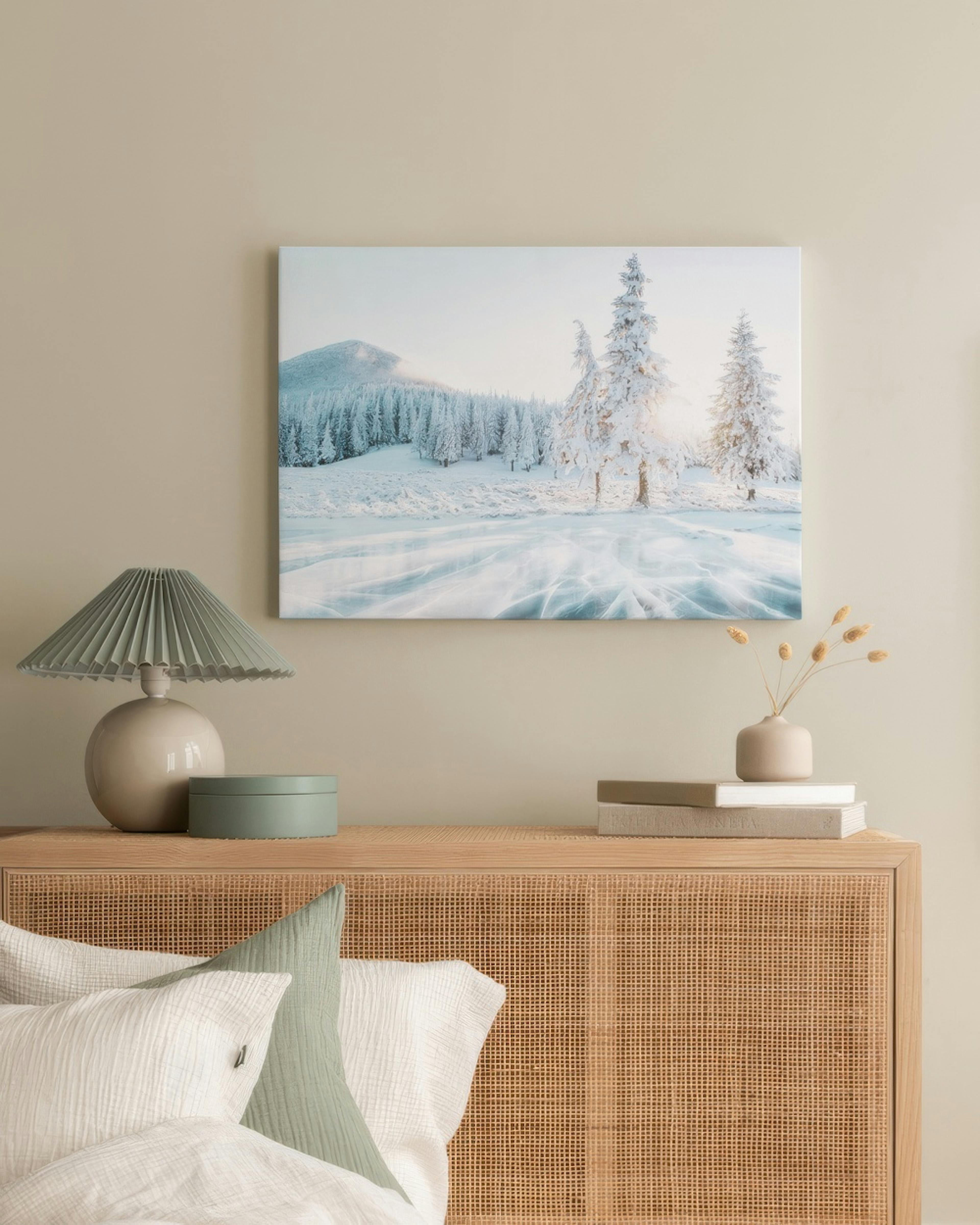 Frozen Lake Canvas thumbnail