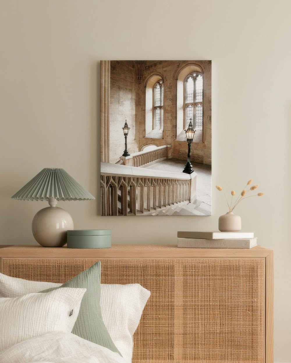 Canvas Prints - Heading to the Great Hall Canvas print (50x70 cm - Black Frame) - Poster Store