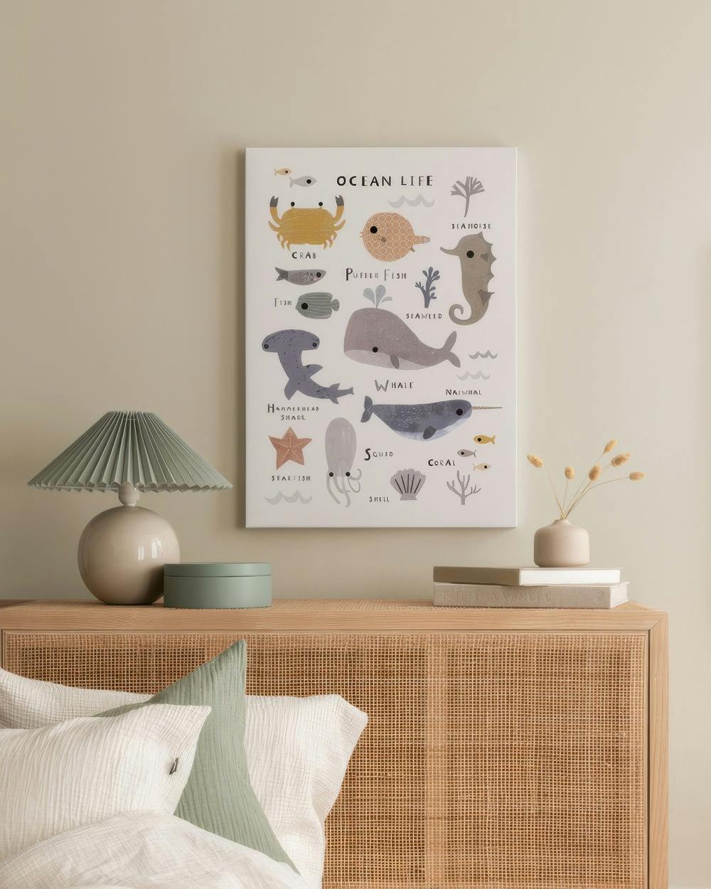 Canvas Prints - Ocean Life Canvas print (50x70 cm) - Poster Store