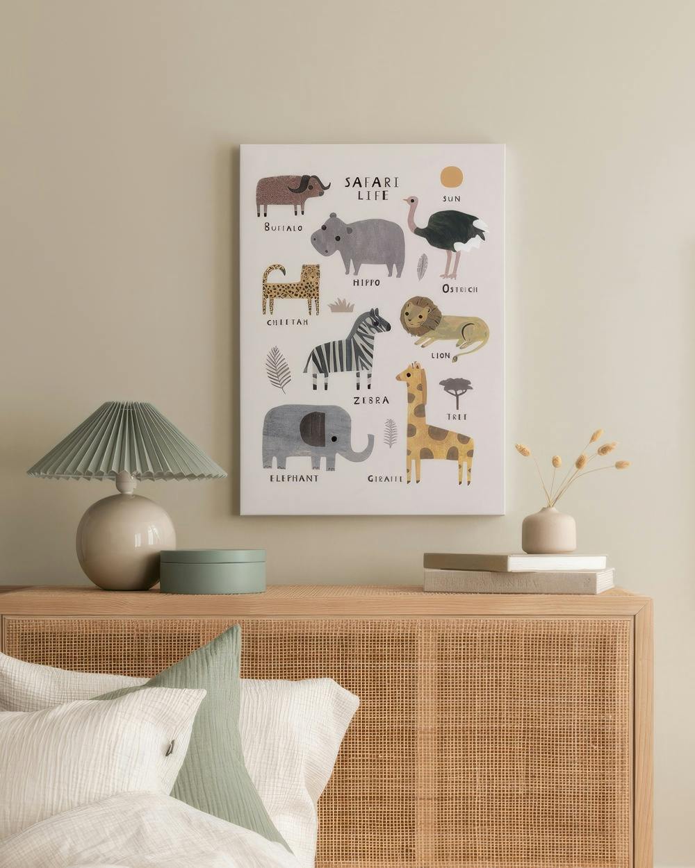 Canvas Prints - Safari Life Canvas print (50x70 cm) - Poster Store
