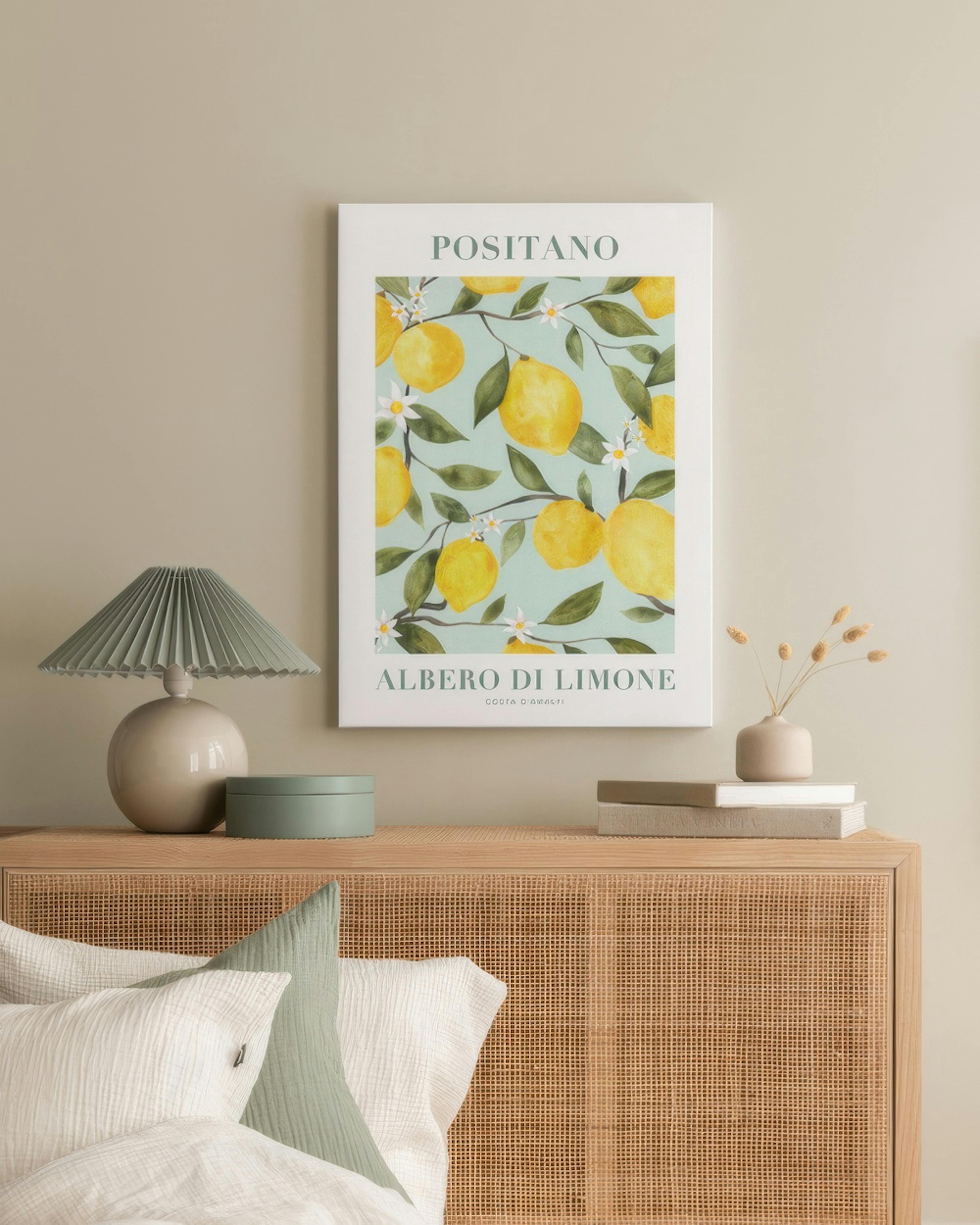 Positano Lemon Canvas print thumbnail