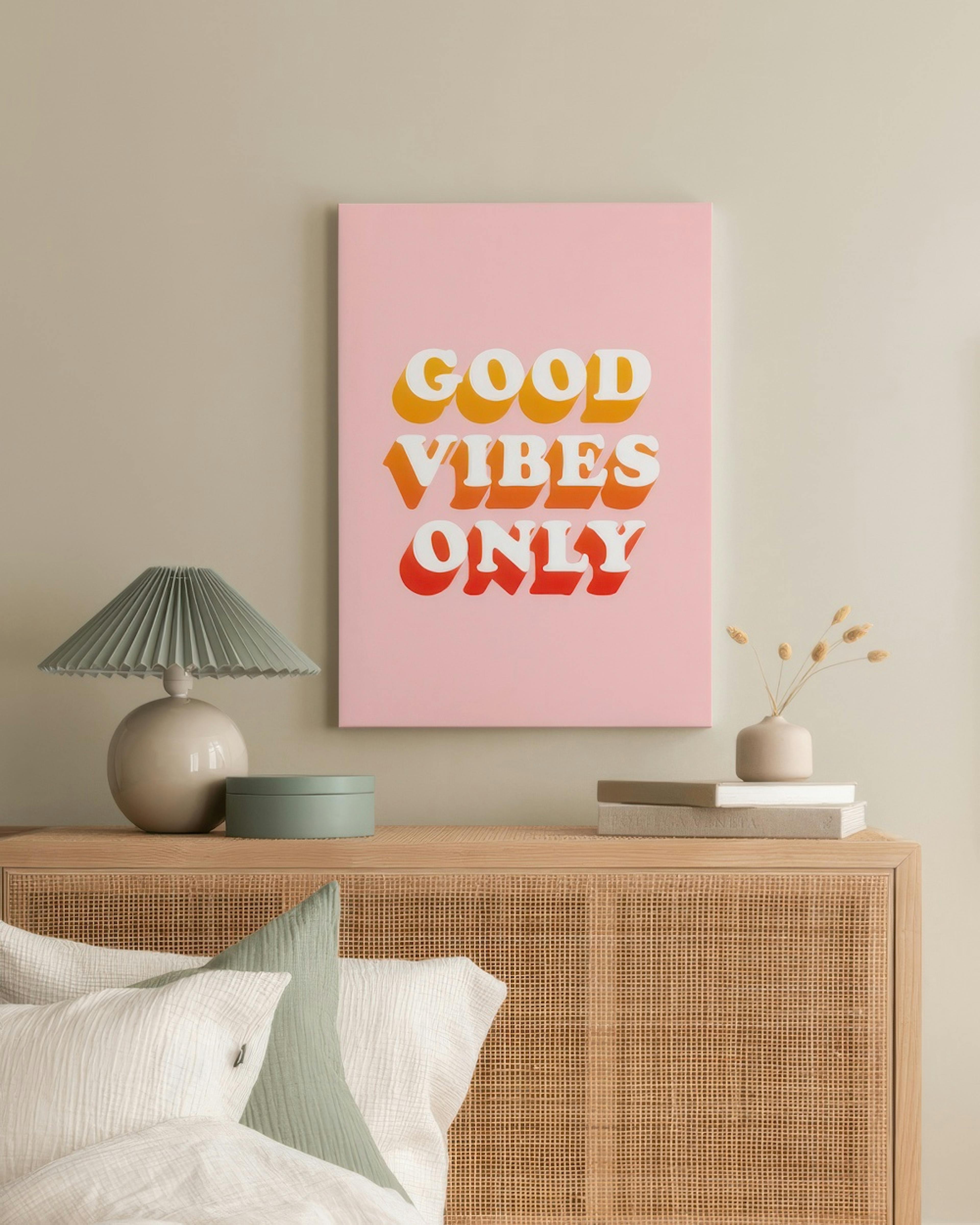 Good Vibes Only Stampa su tela thumbnail