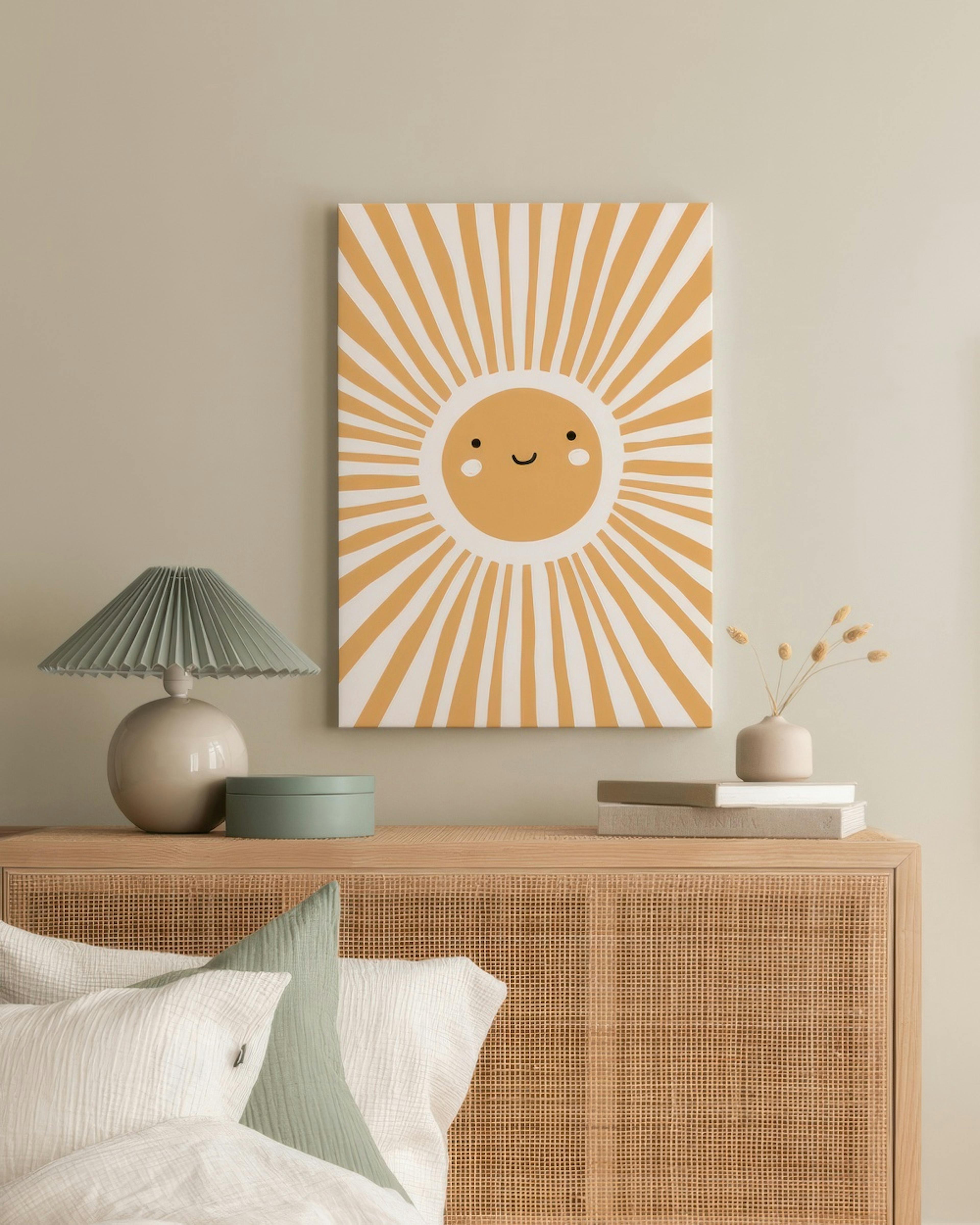 Smiling Sun Stampa su tela thumbnail