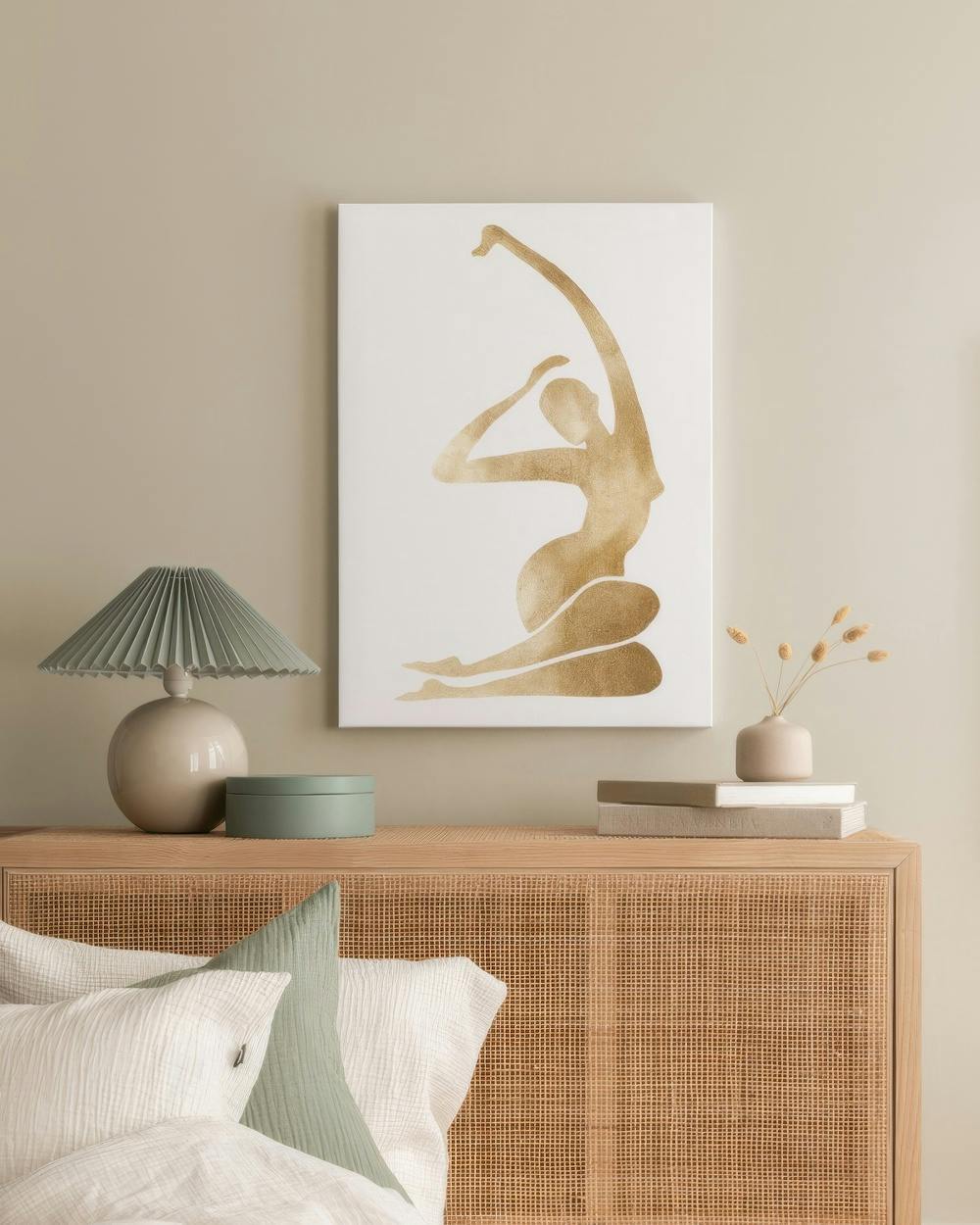 Canvas Prints - Gold Figure Canvas print (50x70 cm) - Poster Store