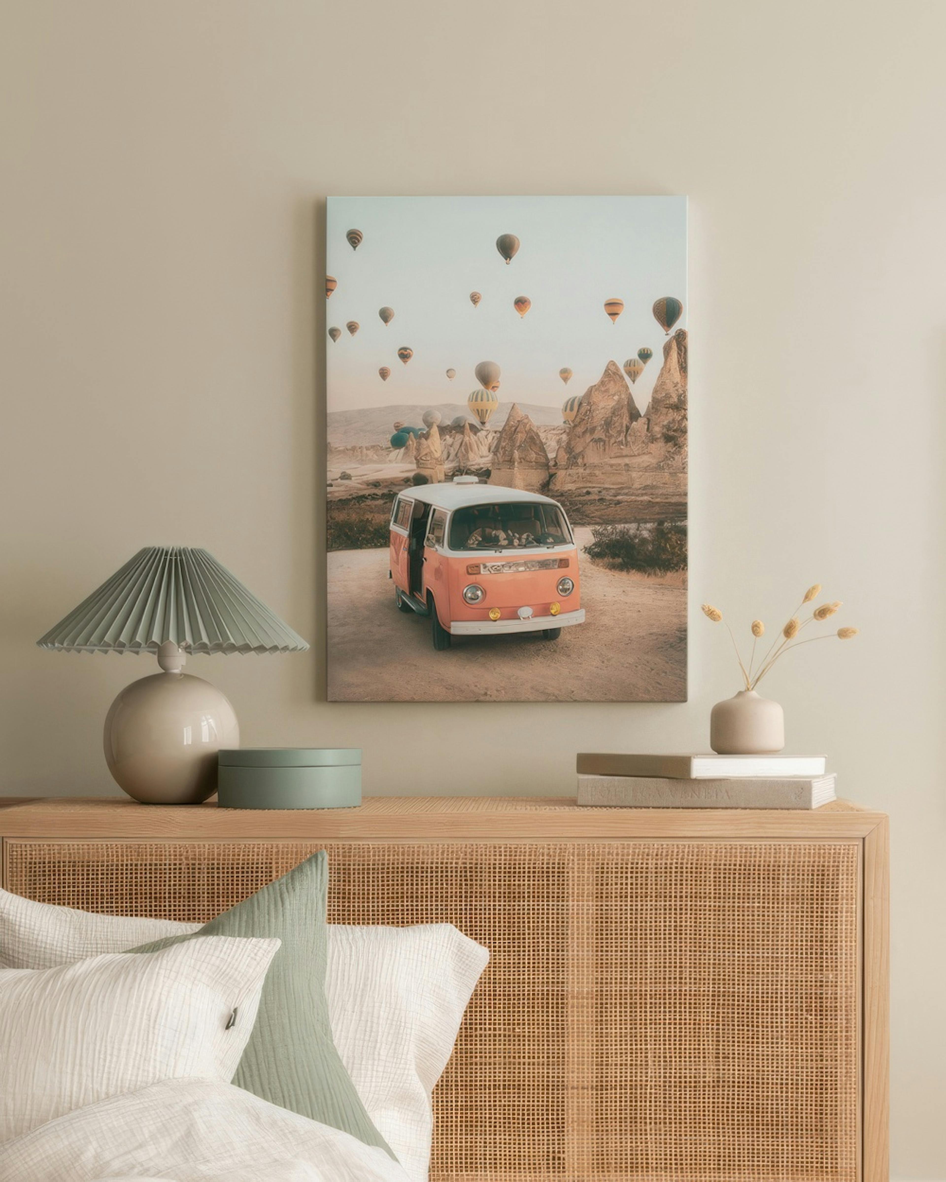 Van à Cappadoce Toile thumbnail