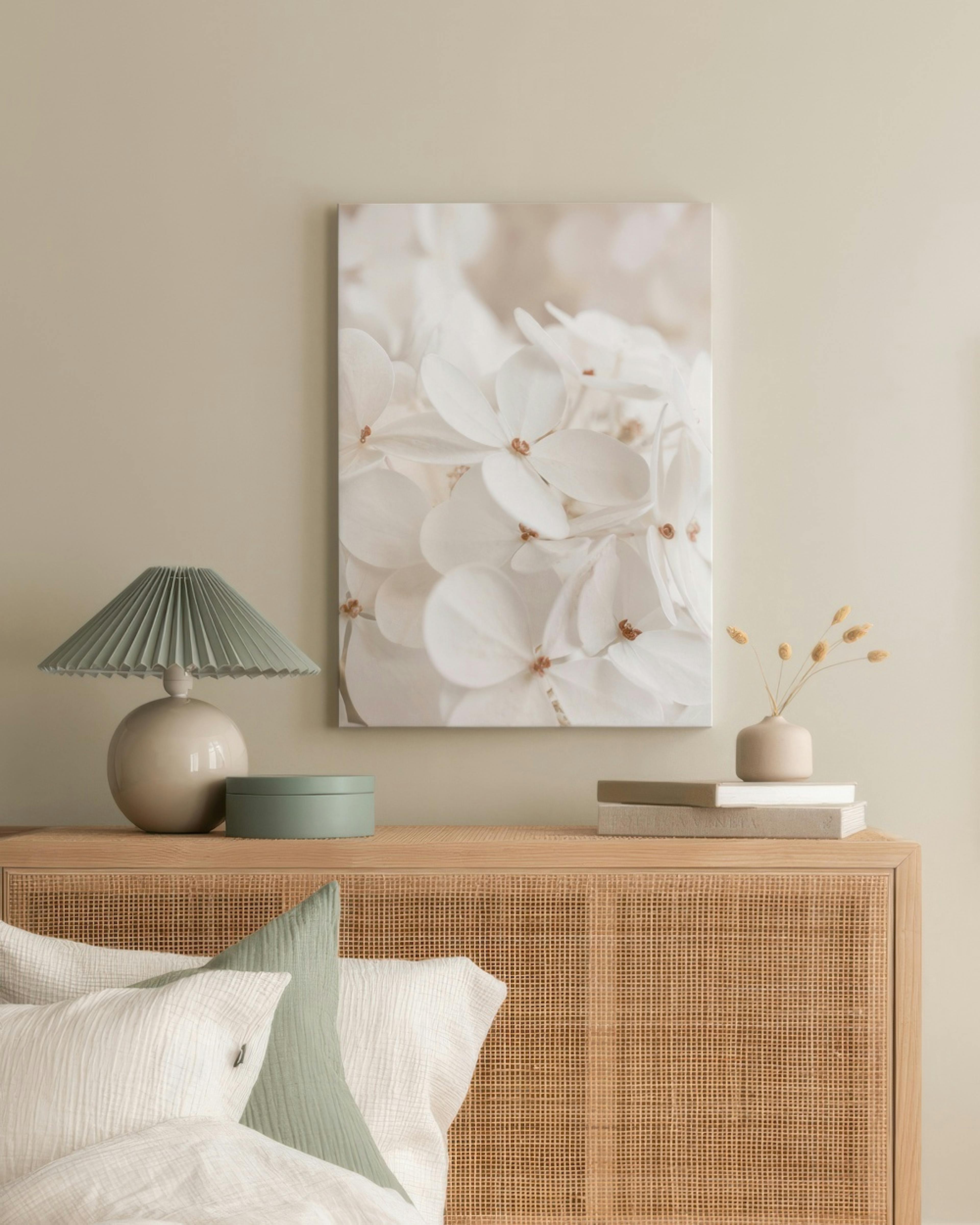 Soft White Bloom Canvas print thumbnail