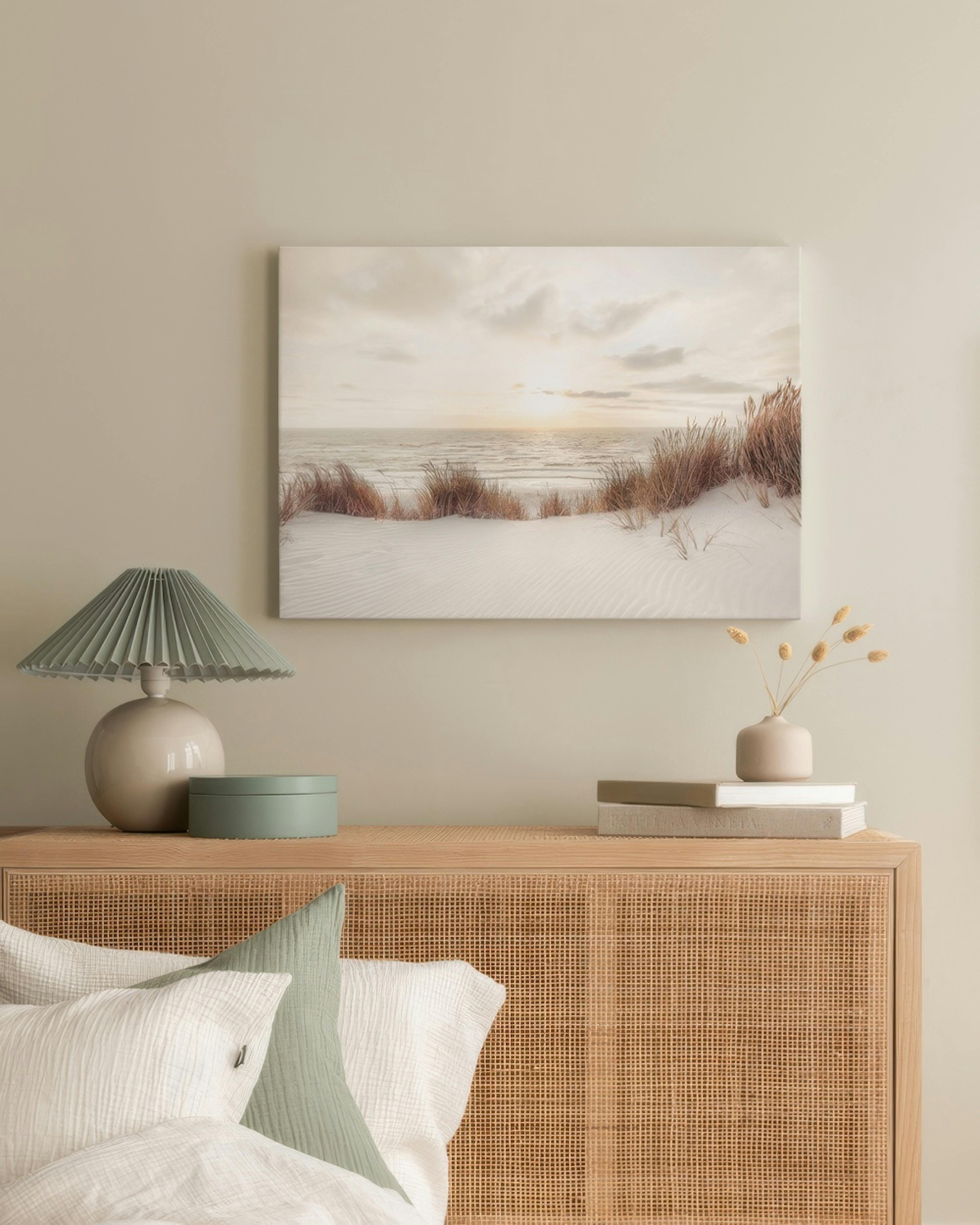 Sunset at Dune Beach Canvas print thumbnail