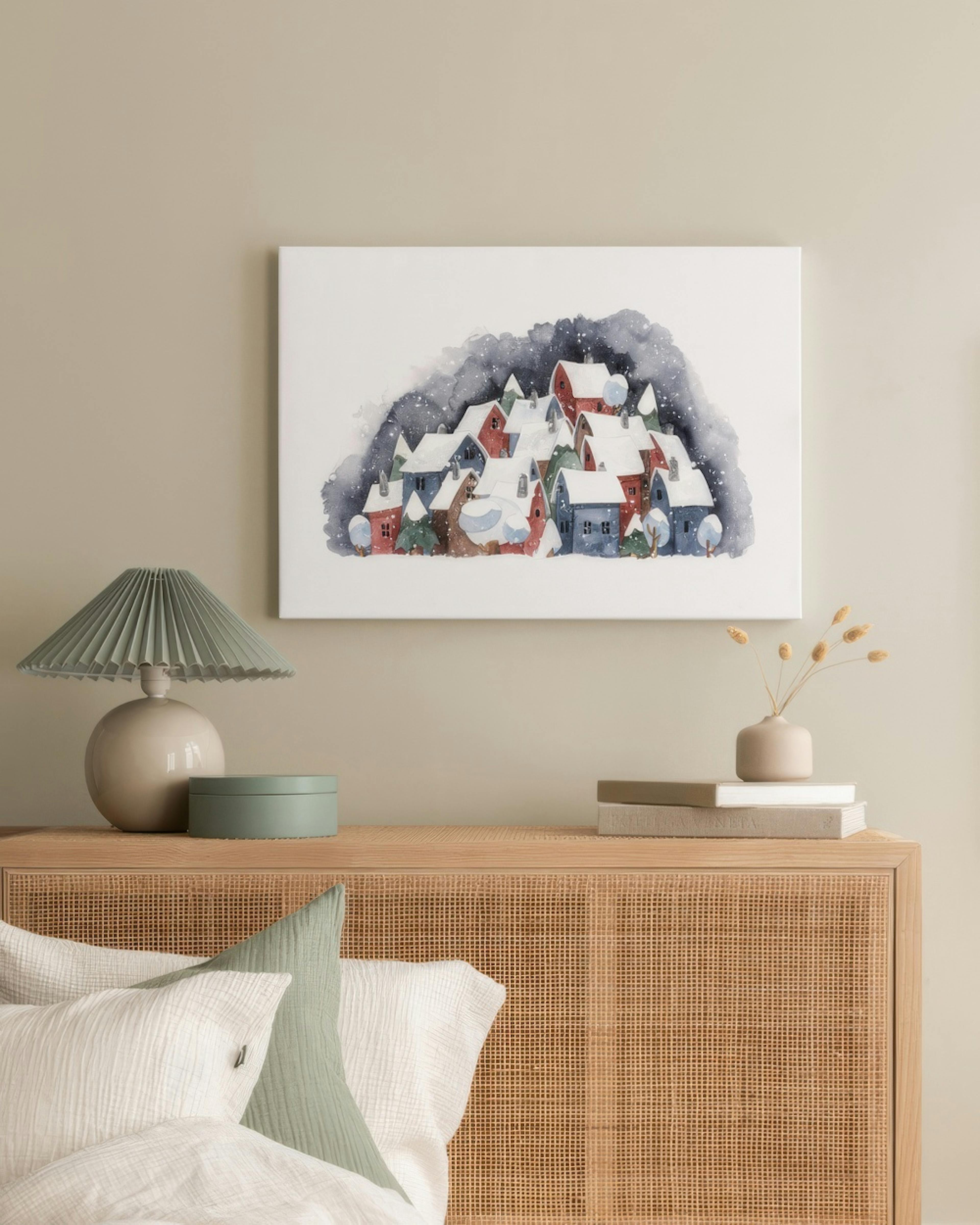 Snowy Town Toile thumbnail