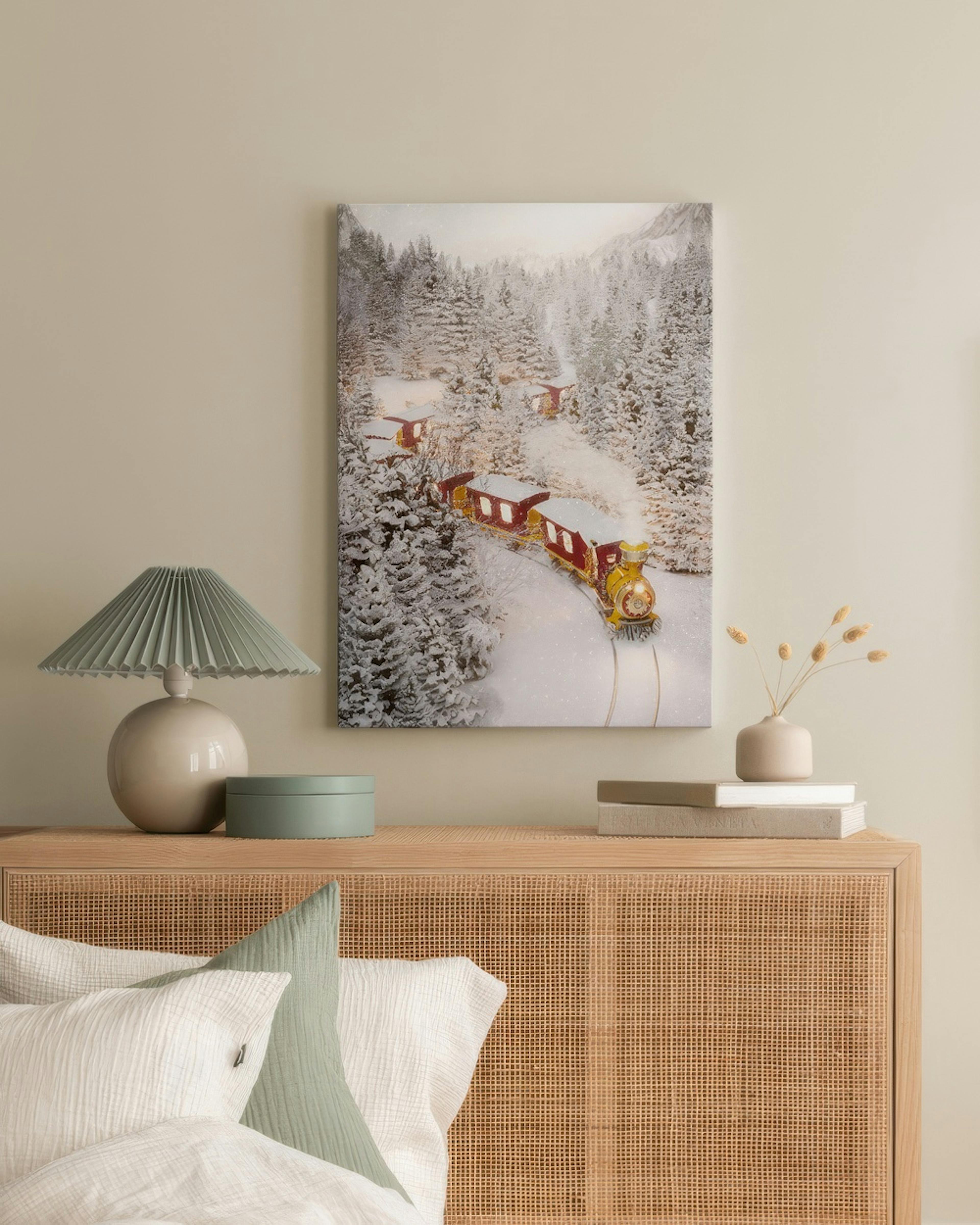 Holiday Train Canvas print thumbnail