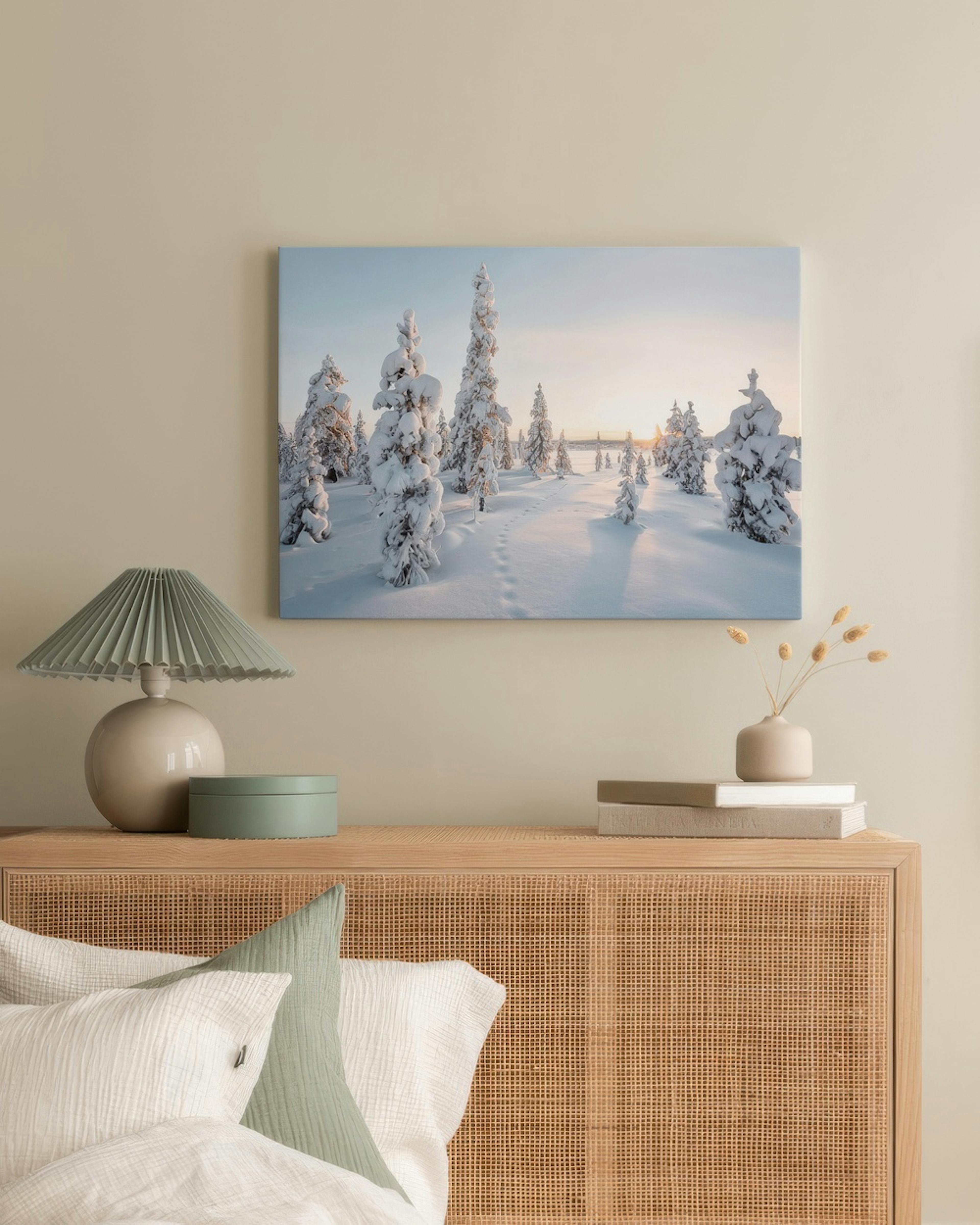 Frosty Landscape Toile thumbnail