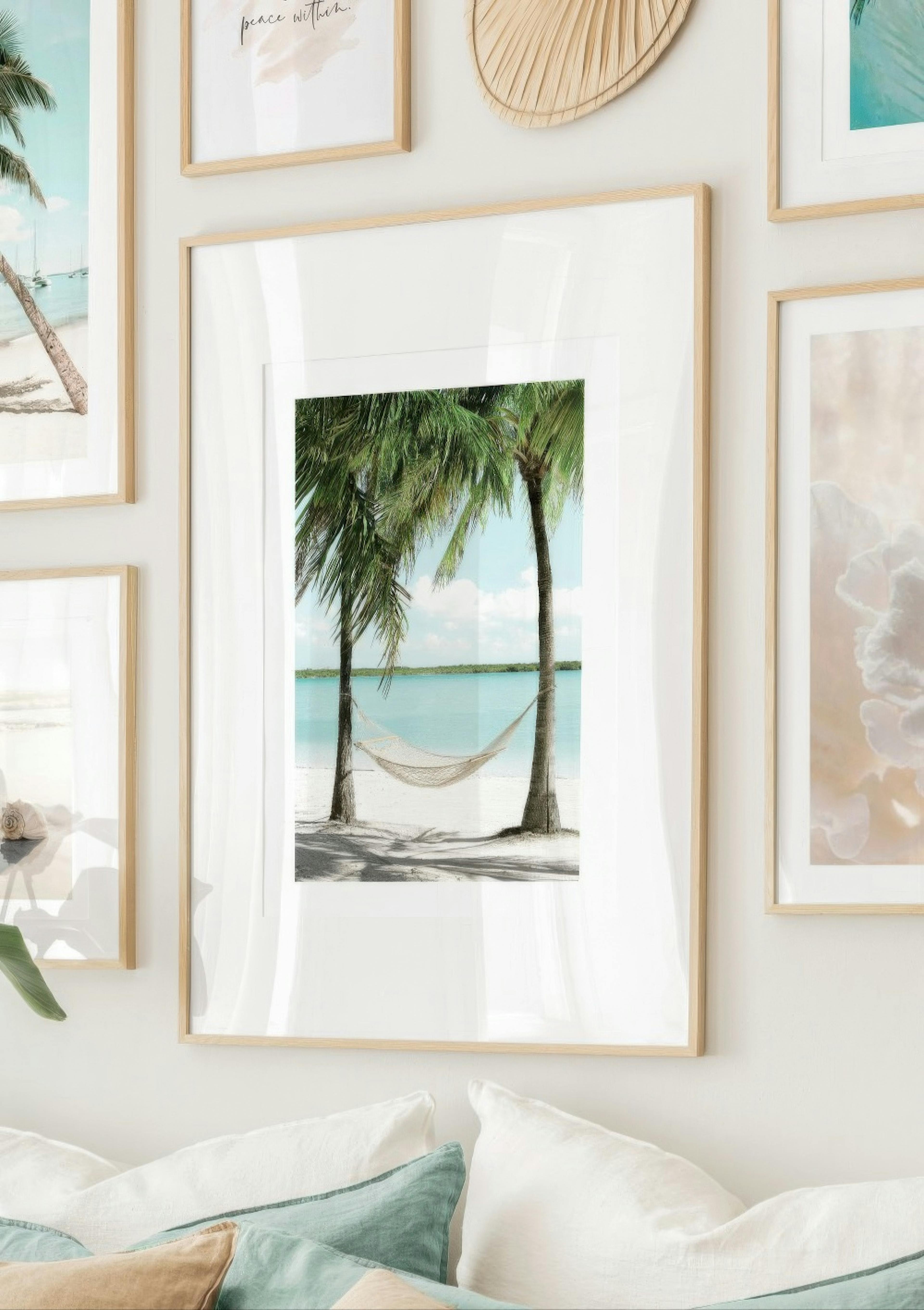 Hamac sur la Plage Poster thumbnail