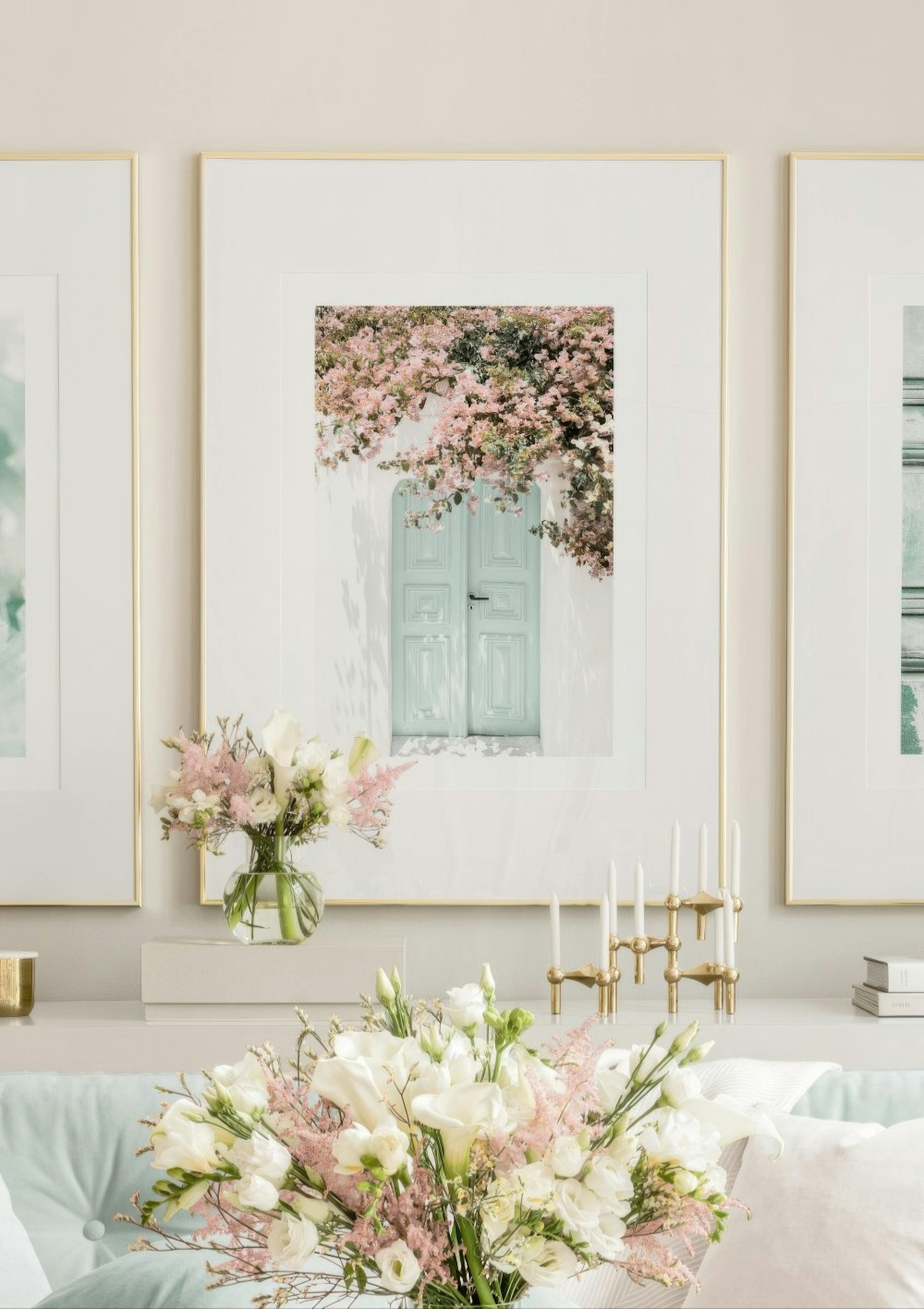 Portone Fiori Rosa Poster thumbnail