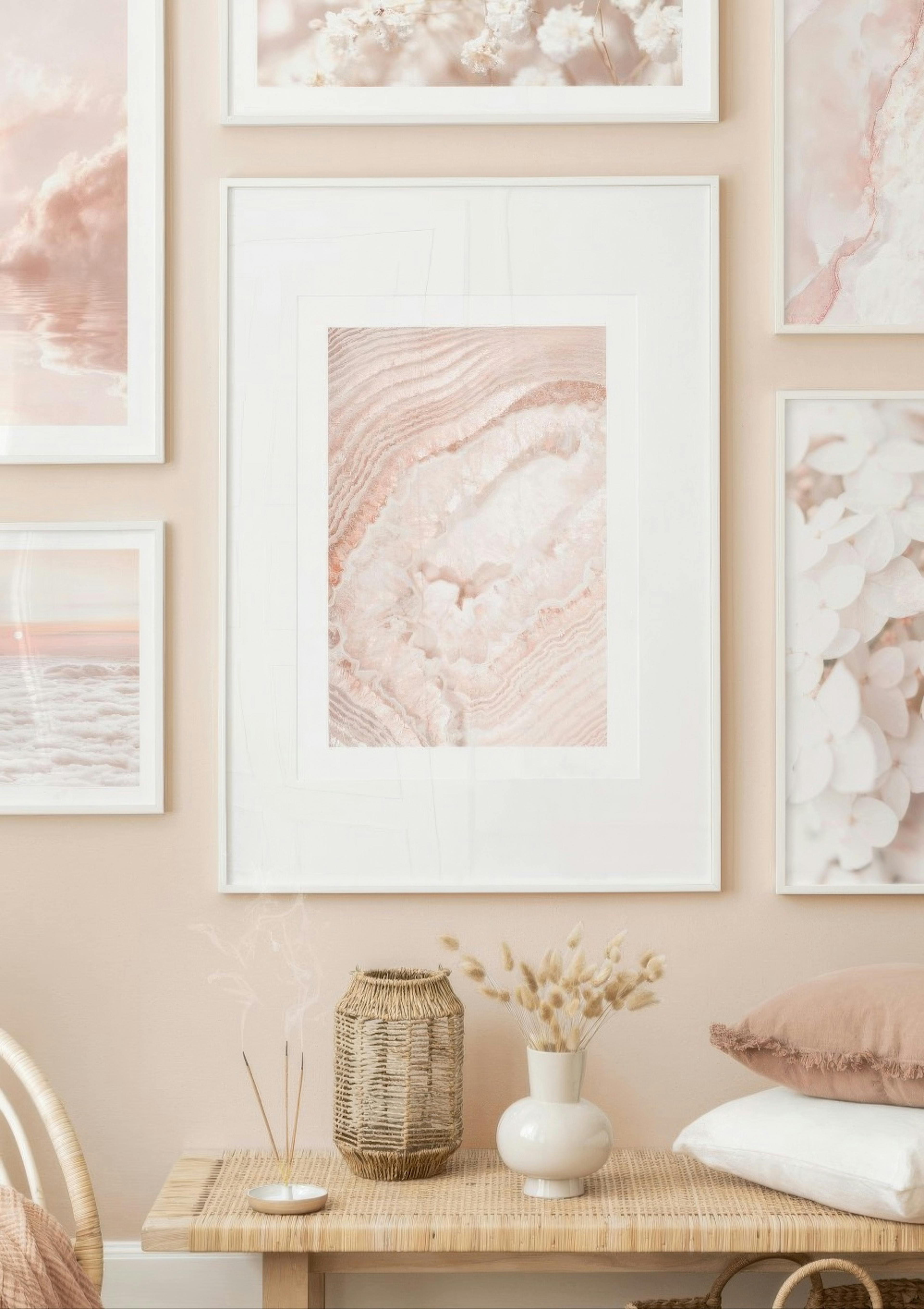Pink Agate Poster thumbnail