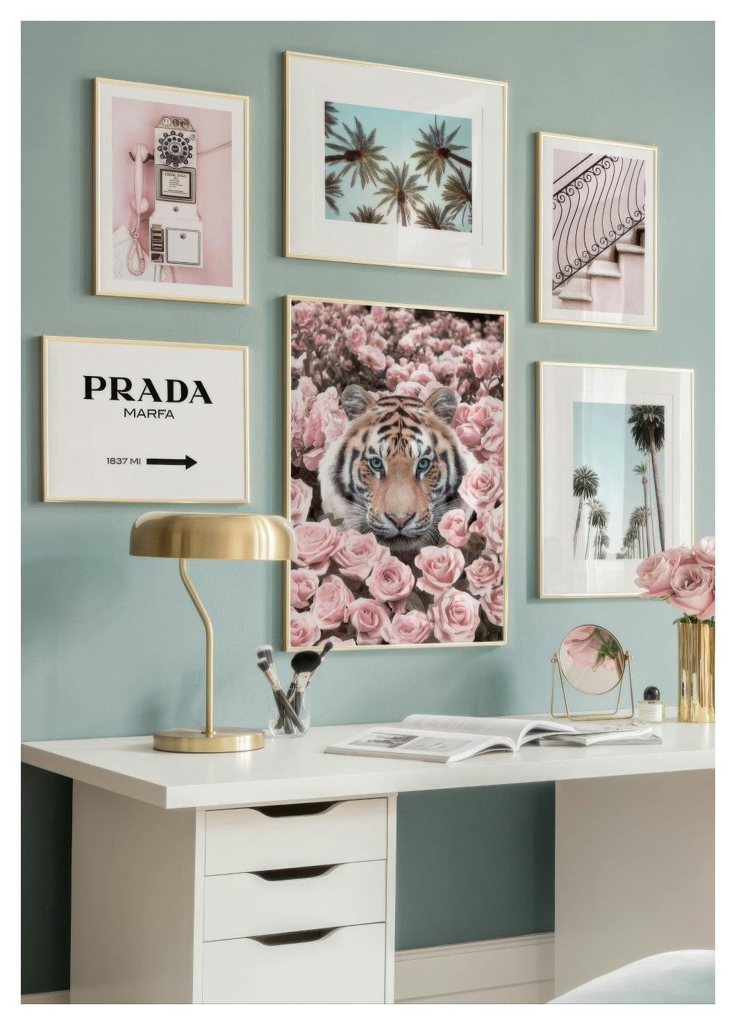 Under the Palms Poster (21x30 cm) - Poster Store