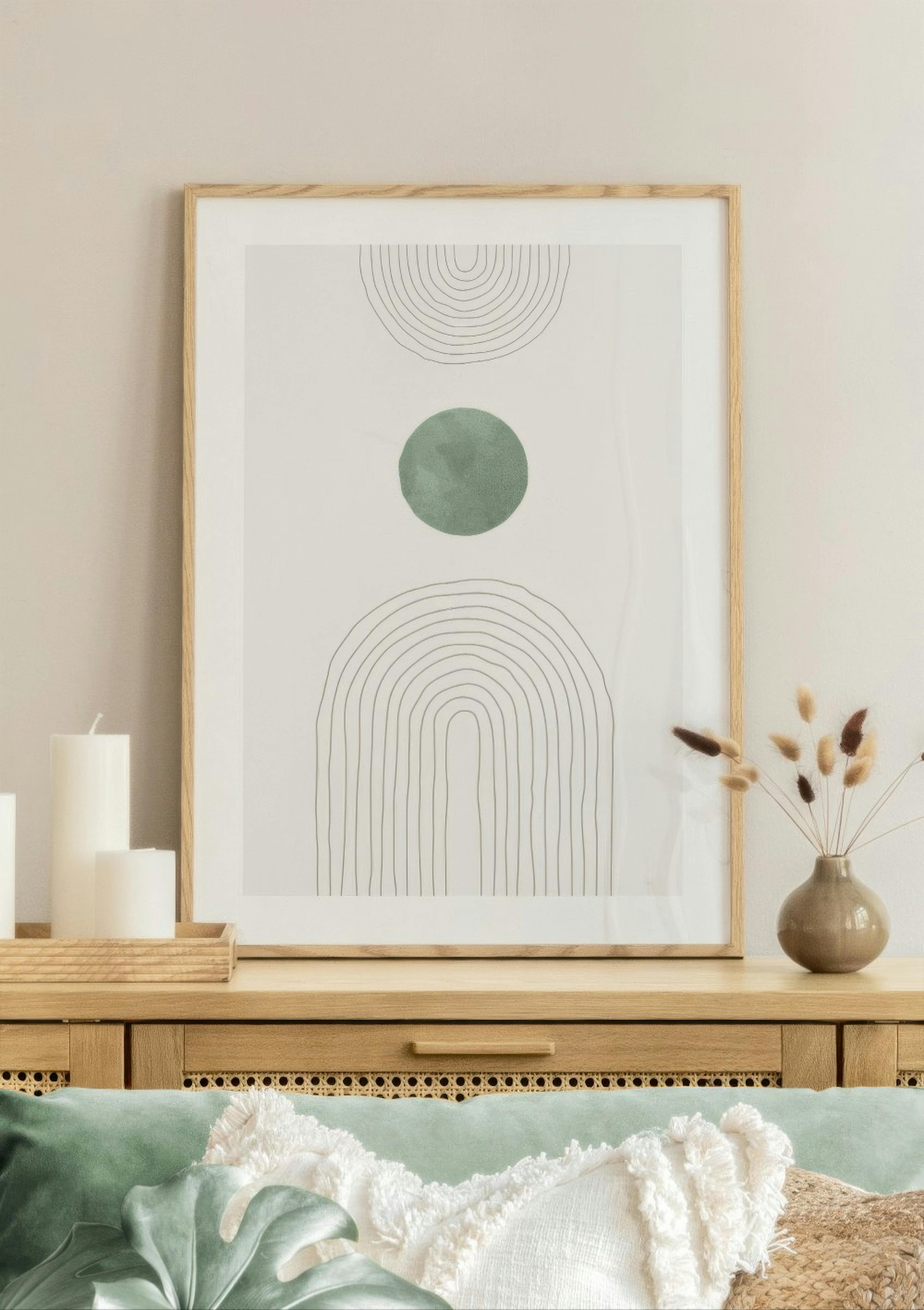 Green Arch Illustration No2 Poster thumbnail