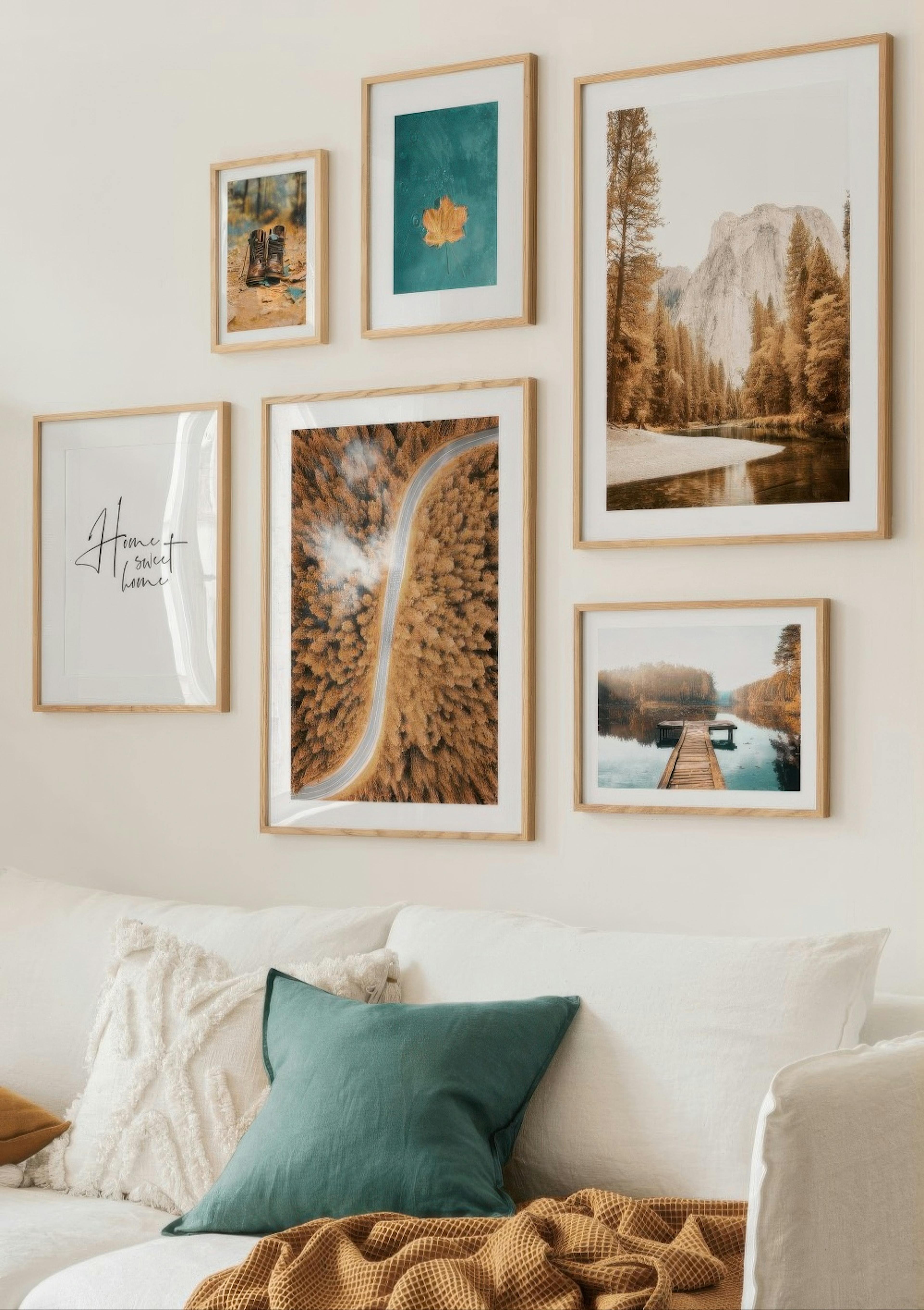 Autumn Aerial View Poster thumbnail