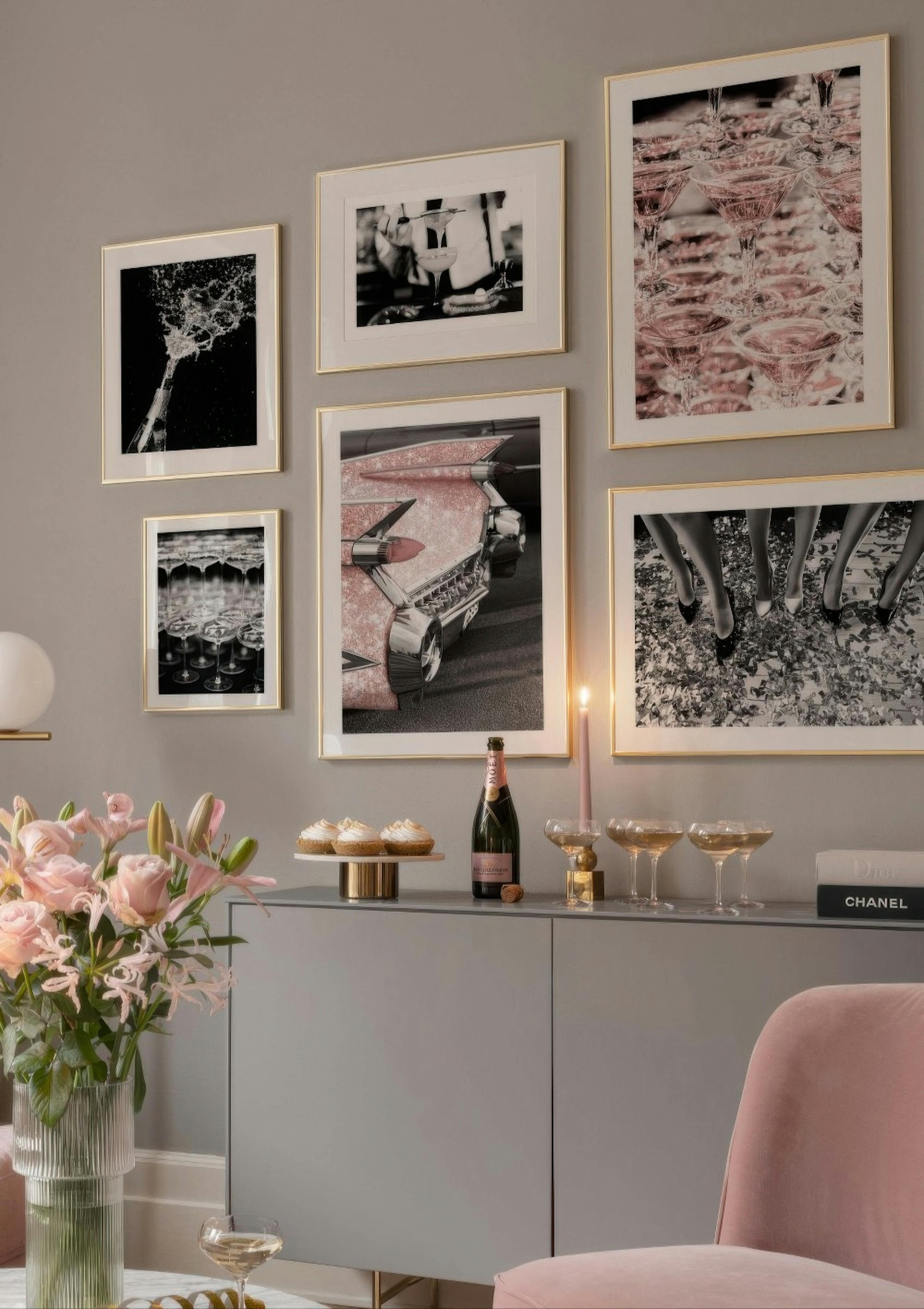 Pinker Champagner Poster thumbnail