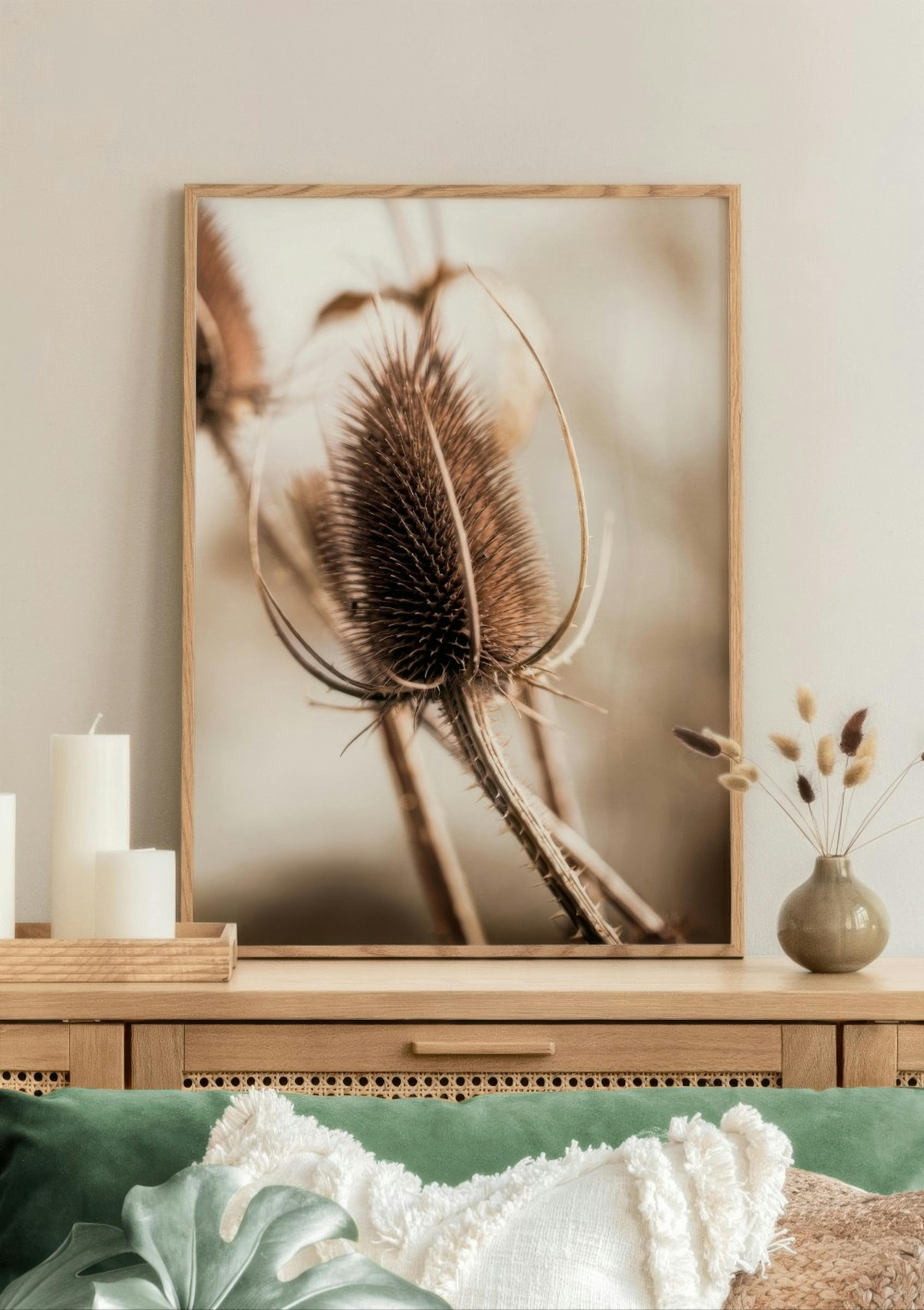 Thistle Bud Poster thumbnail