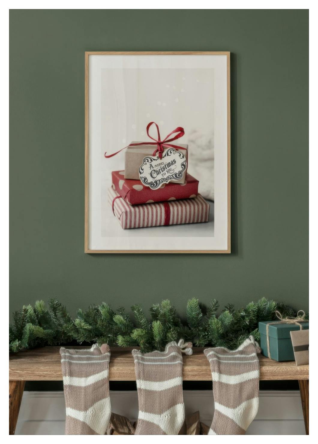 Pile of Presents Poster (21x30 cm) - Poster Store