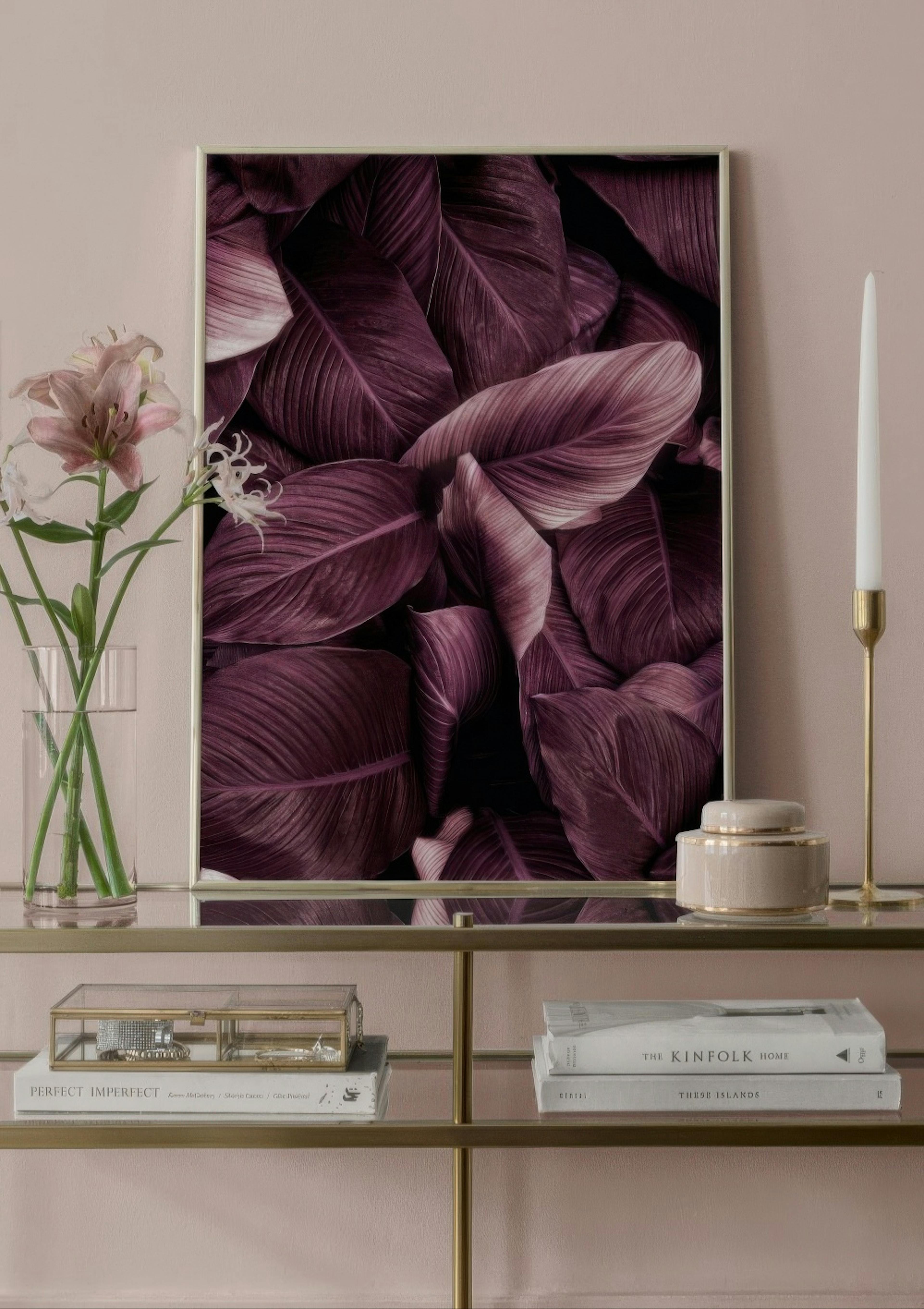 Feuilles Violettes No2 Poster thumbnail