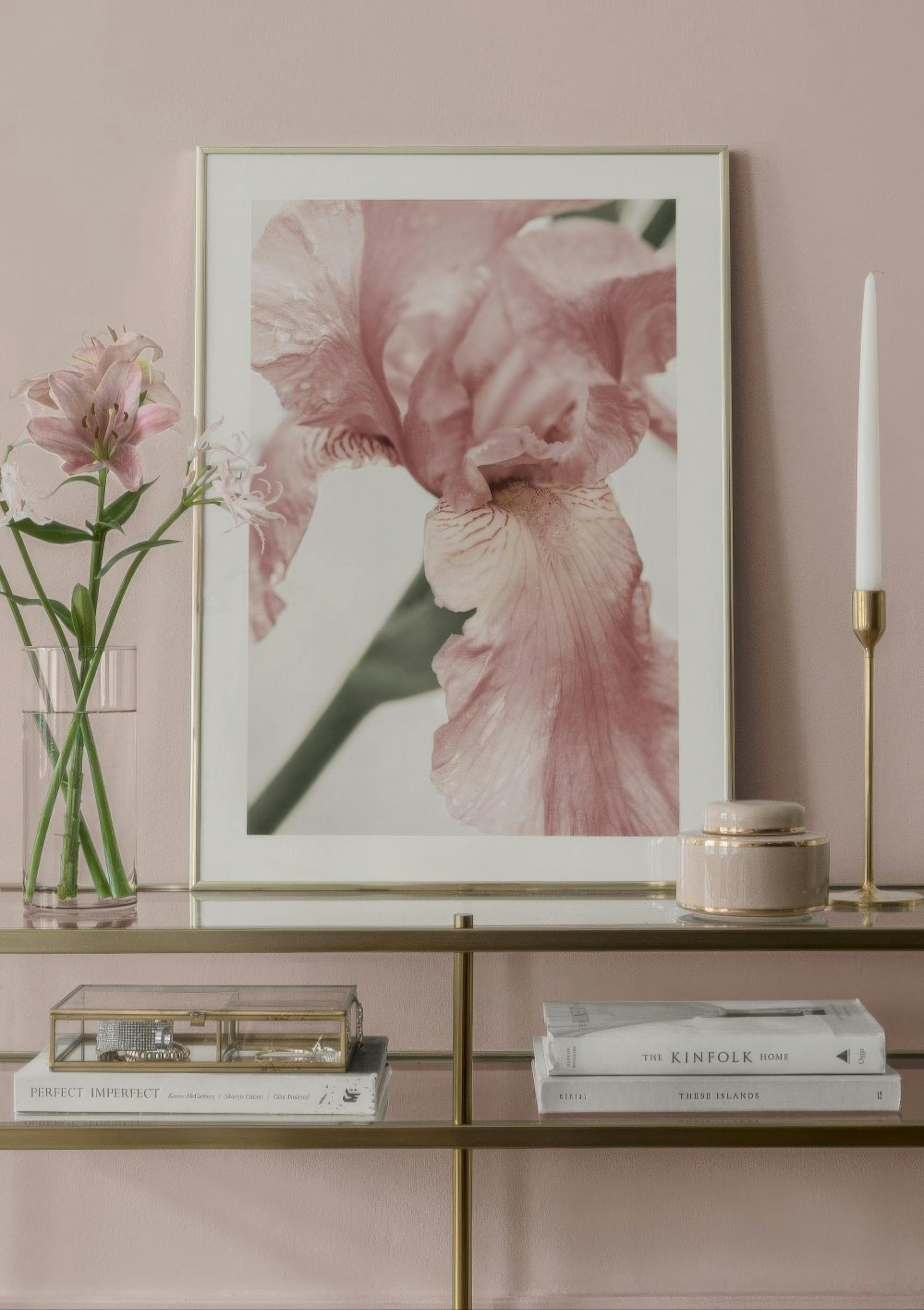 Pink Flower Detail Poster thumbnail